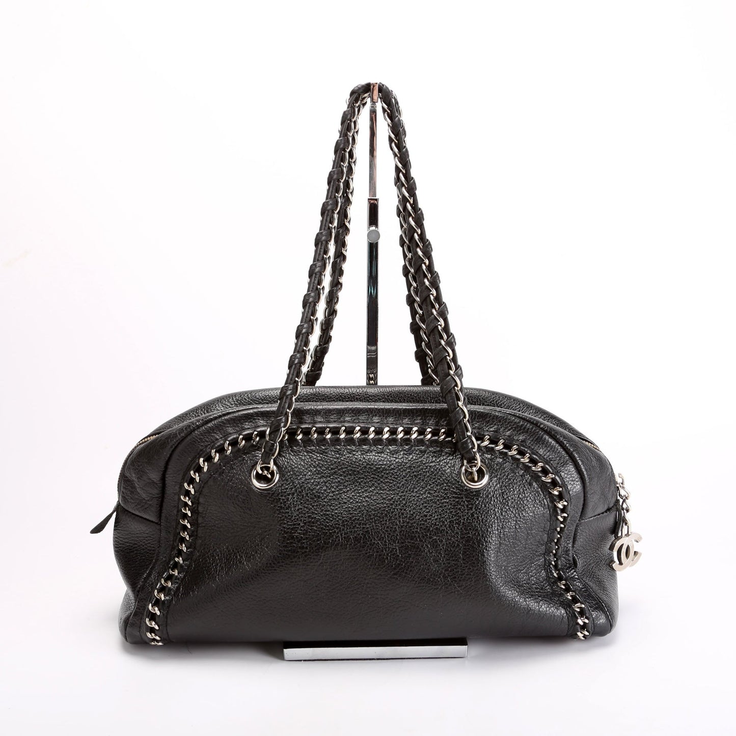Chanel Around Bowler Black Handbag