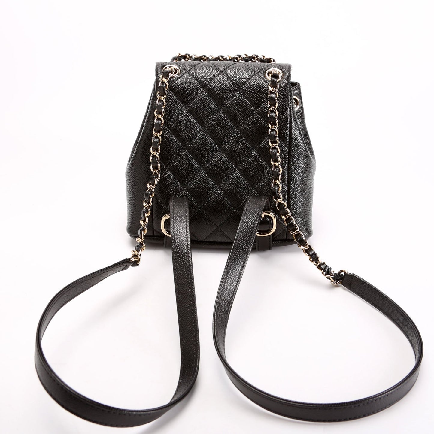 Chanel Duma Pocket Backpack Caviar RFID Black