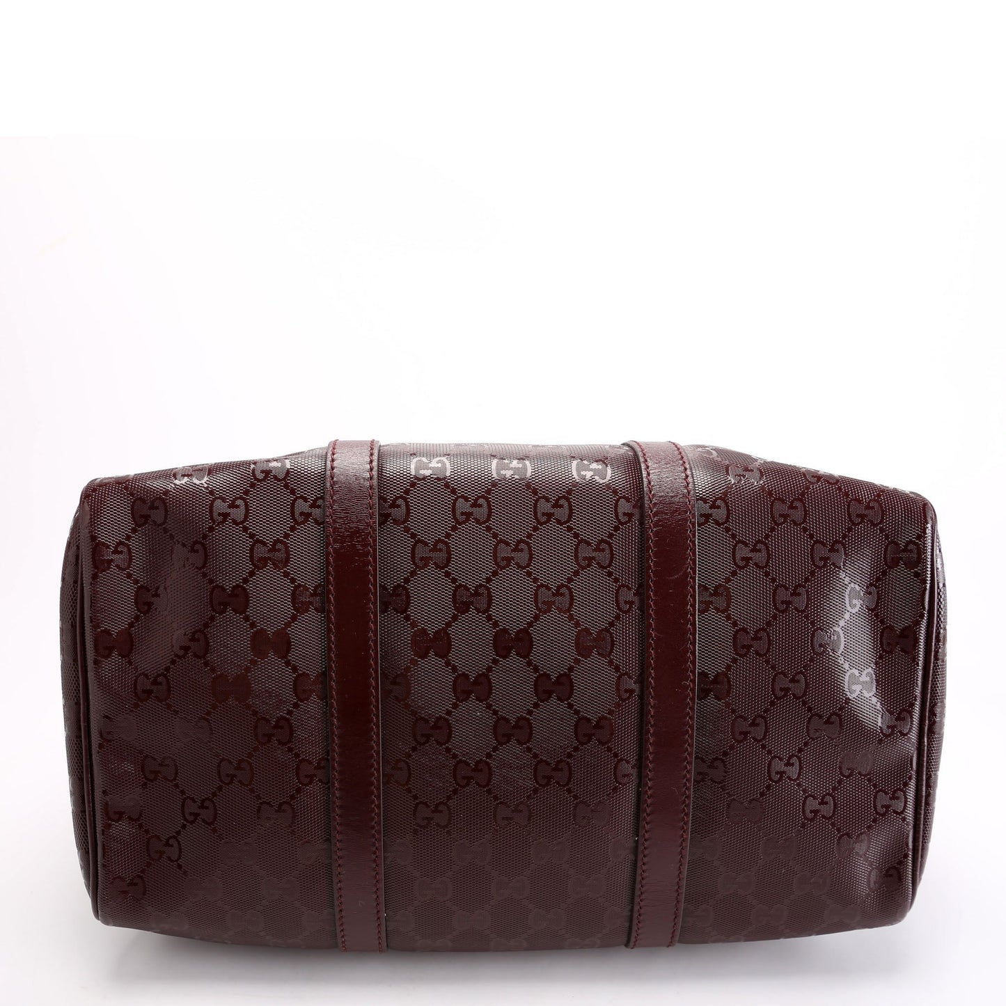 Gucci GG Imprime Joy Boston Burgundy Travel Bag
