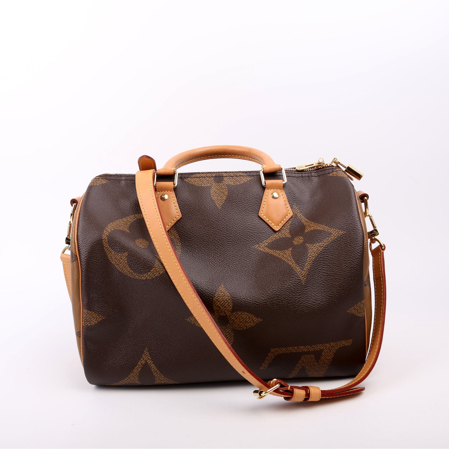 Louis Vuitton Speedy 30 Bandouliere Giant Reversed Monogram Handbag