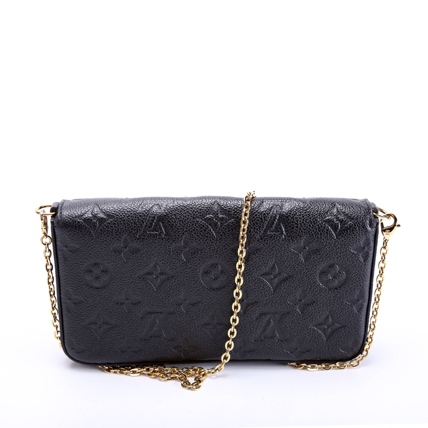 Louis Vuitton Pochette Felicie Empriente Black Clutch Bag