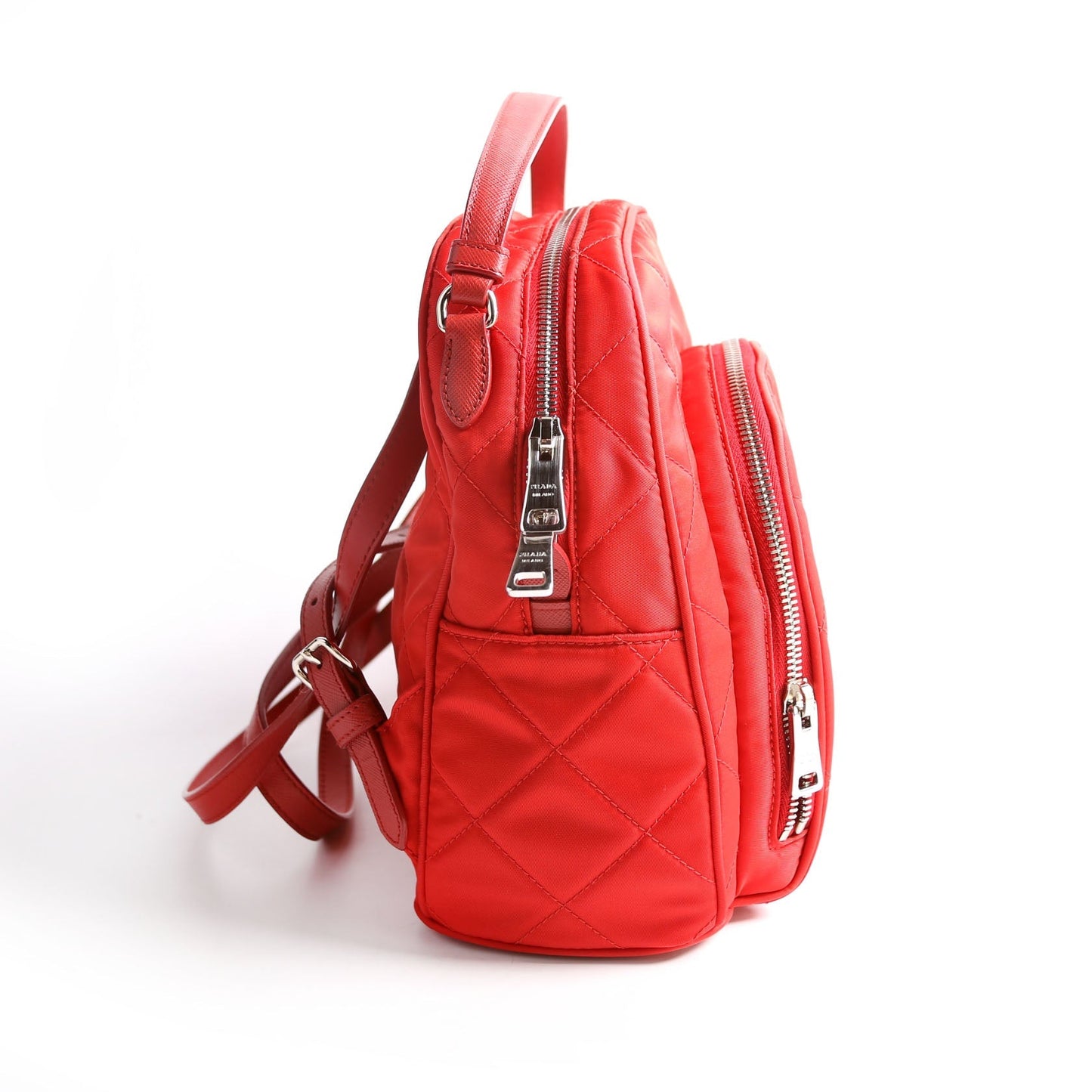 Prada Mini Backpack Bag Nylon Quilted