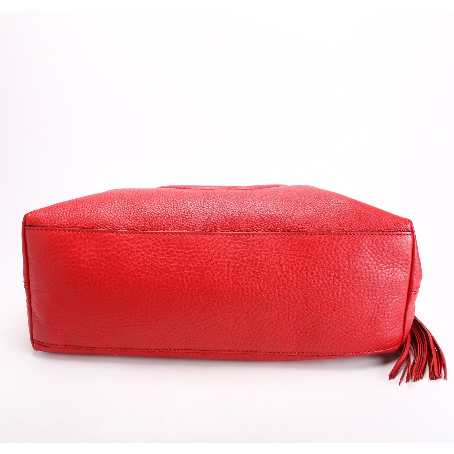 Gucci Soho Leather Red Medium Shoulder Bag Medium Red