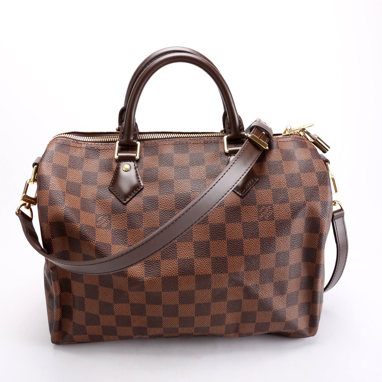 Louis Vuitton Speedy 30 Bandouliere Ebene Damier Handbag Ebene 31