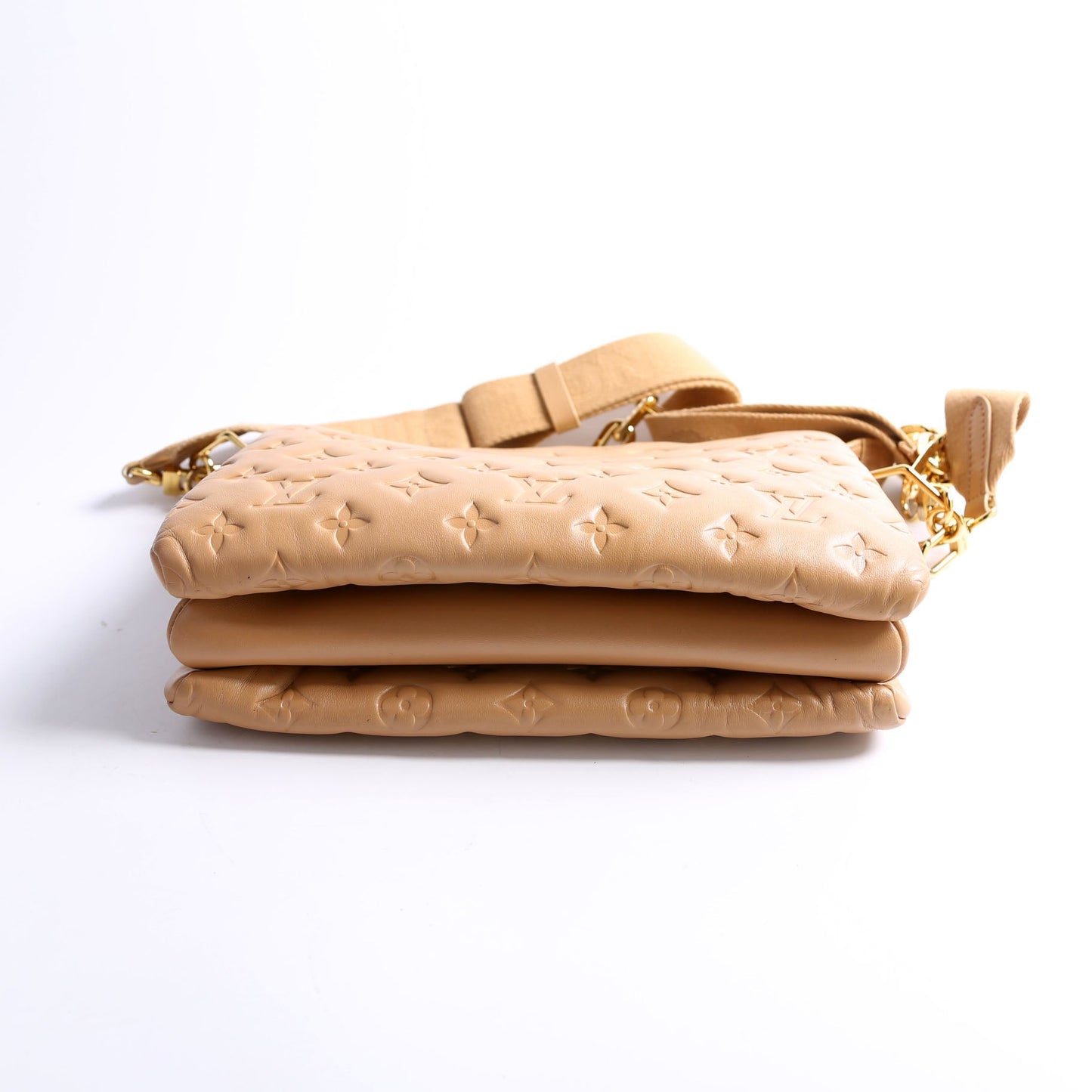 Louis Vuitton Coussin PM Tan Lambskin Handbag