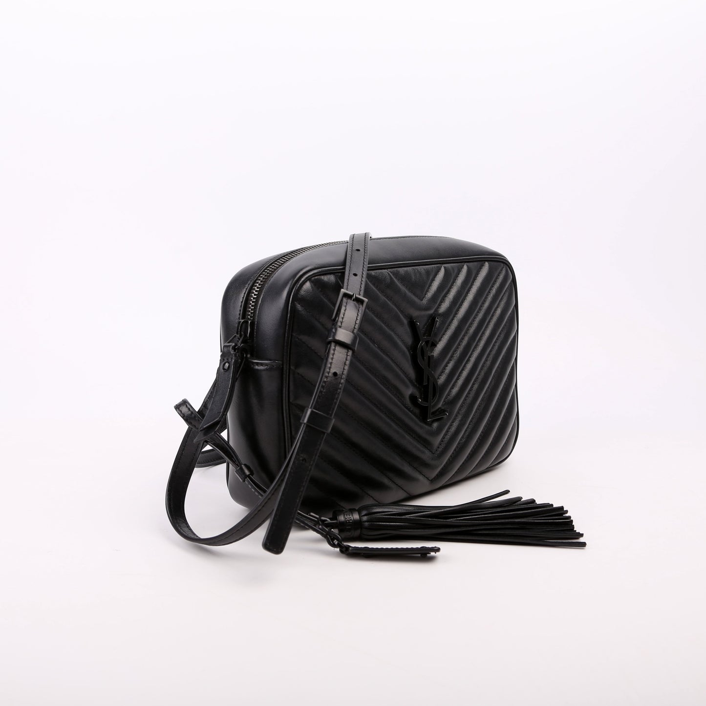 YSL Saint Laurent Saint Laurent Lou Camera Bag Black Travel Bag