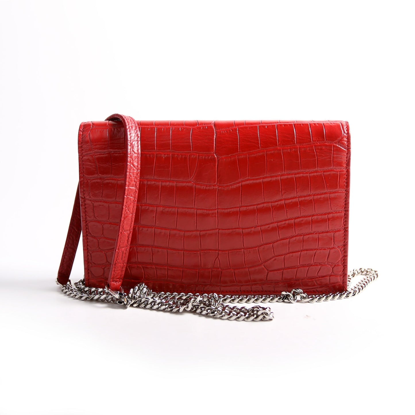 YSL Saint Laurent Saint Laurent Kate Tassel Wallet Bag Red Chain Travel Bag