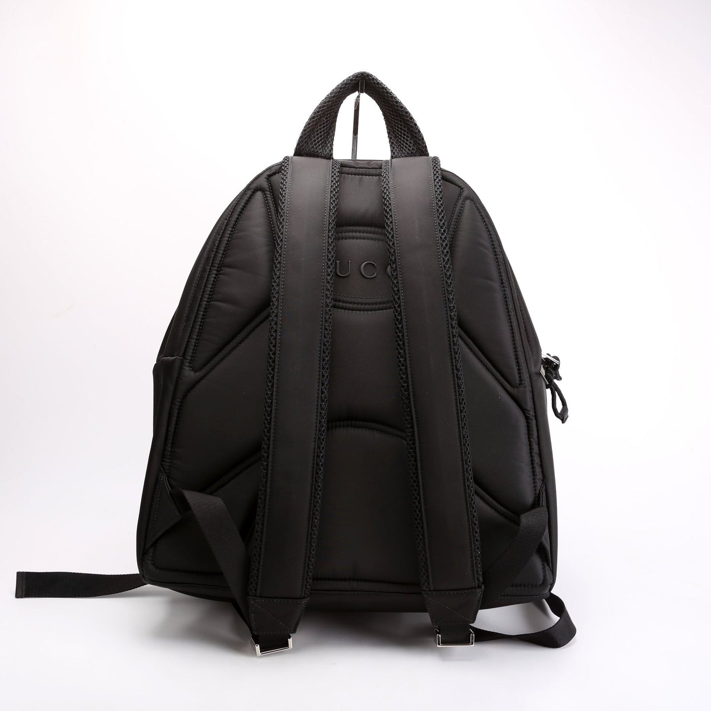 Gucci Backpack Nylon Black Medium Logo