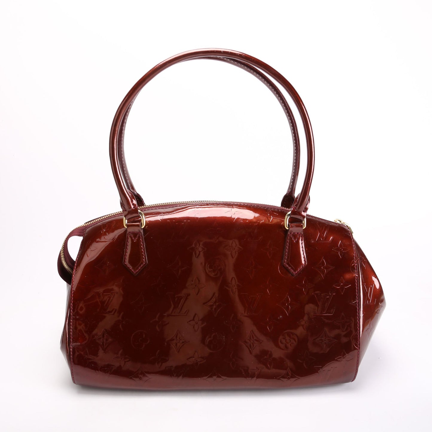 Louis Vuitton Sherwood Burgundy GM Vernis Handbag