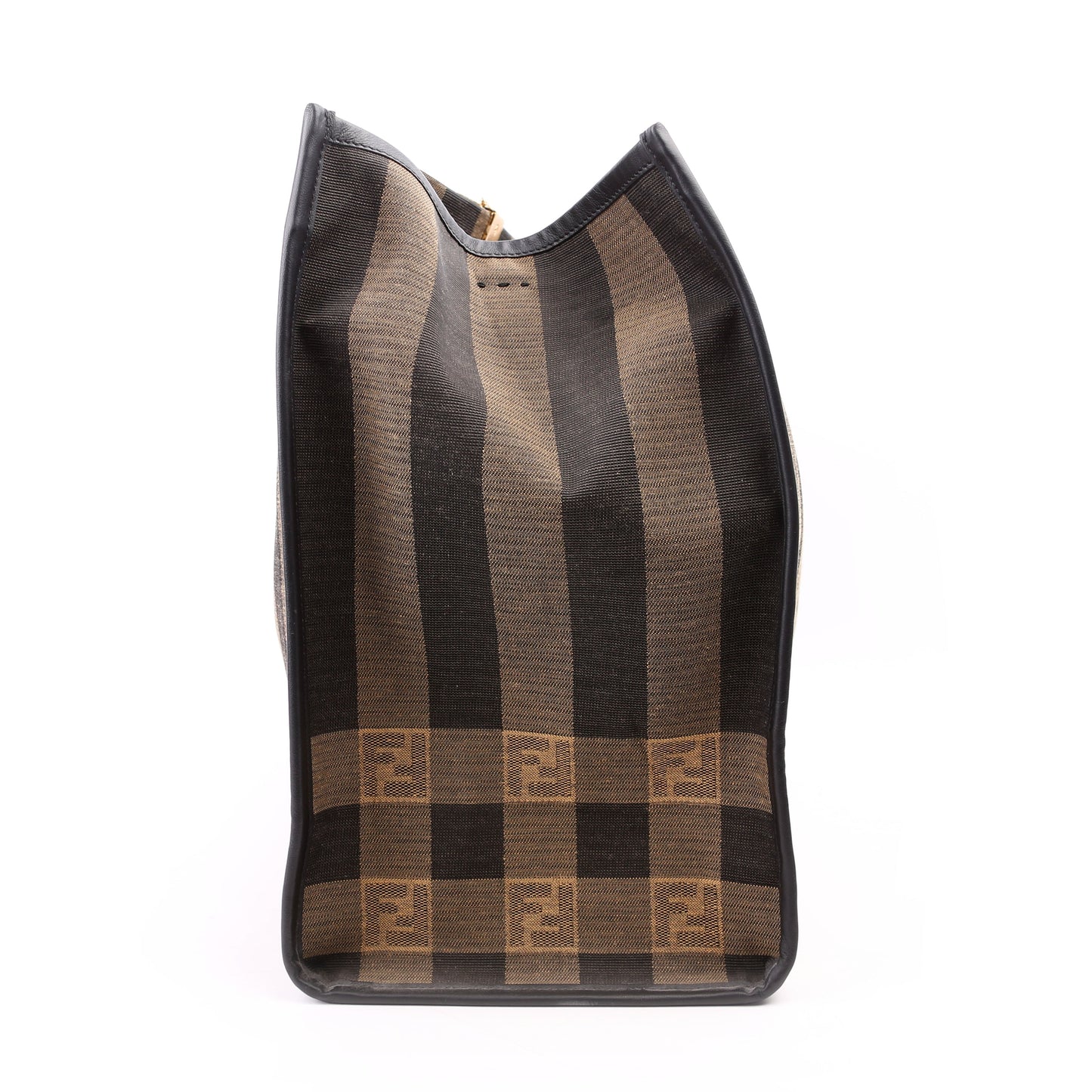 Fendi 8Bh372 Sunshine Shopper Pequin Bag Canvas Travel Bag