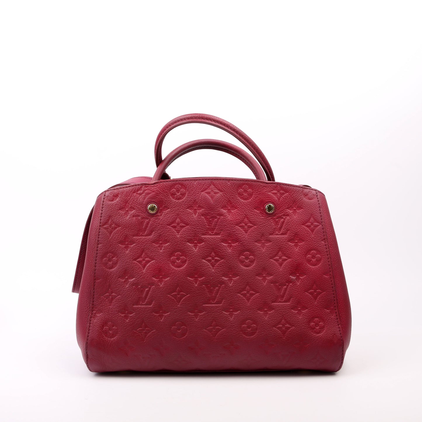 Louis Vuitton Montaigne MM Berry Empreinte Handbag