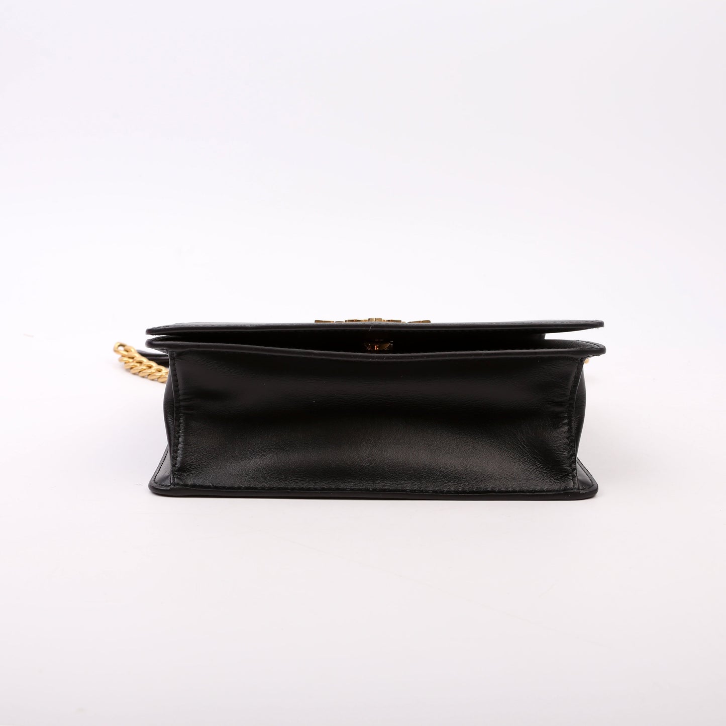 Prada Saffiano Crossbody Bag Black Chain