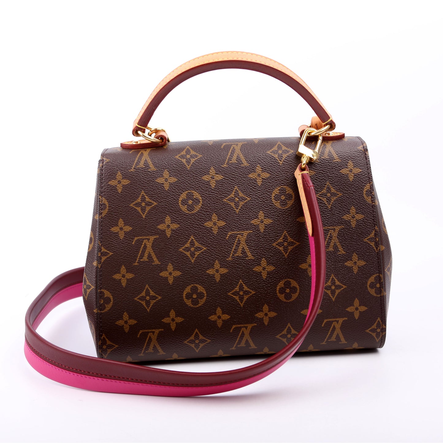 Louis Vuitton Cluny BB Monogram Pink Handbag Monogram Pink