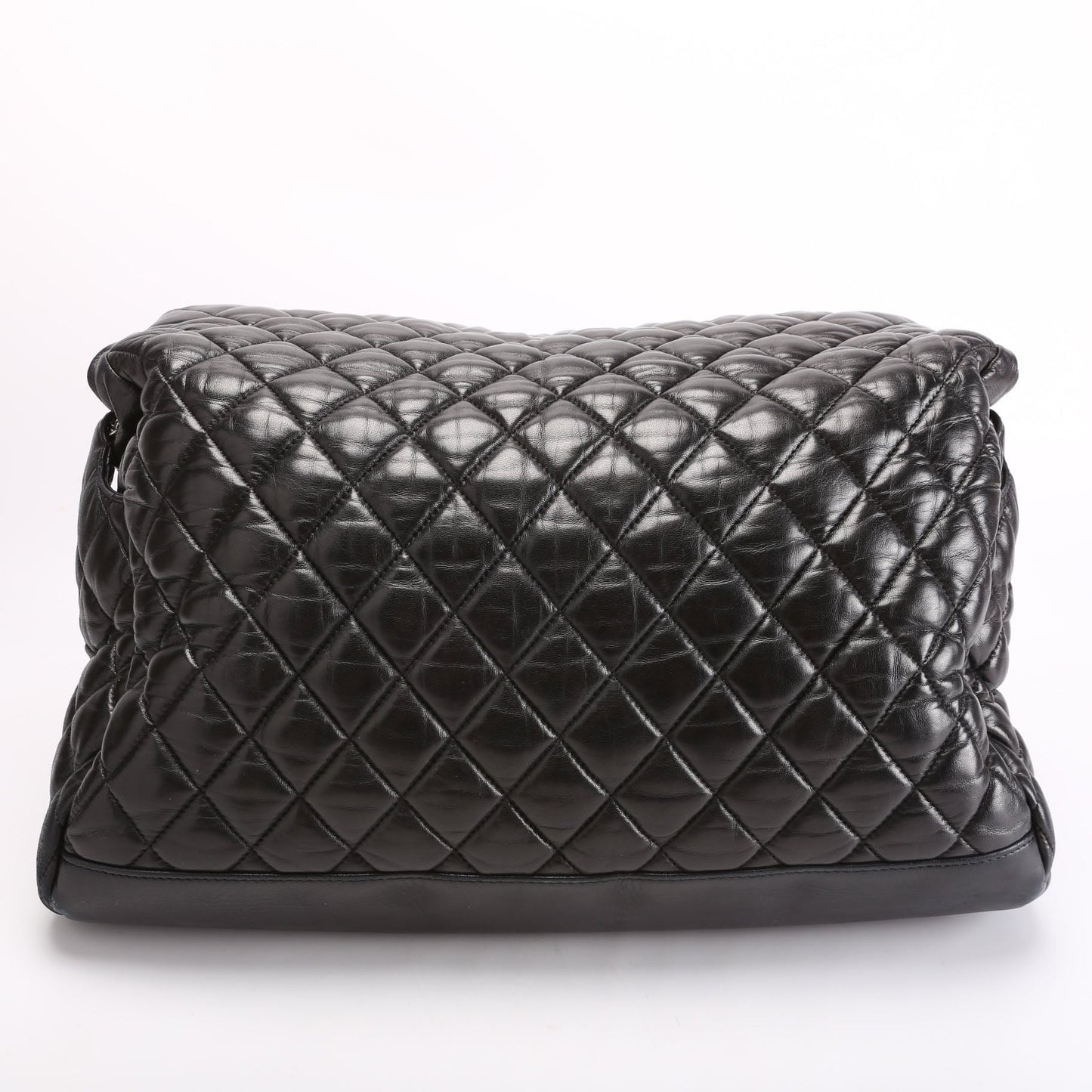 Chanel Paris-Moscow Square Kremlin Fold-Over Lambskin 12M Black Red Handbag