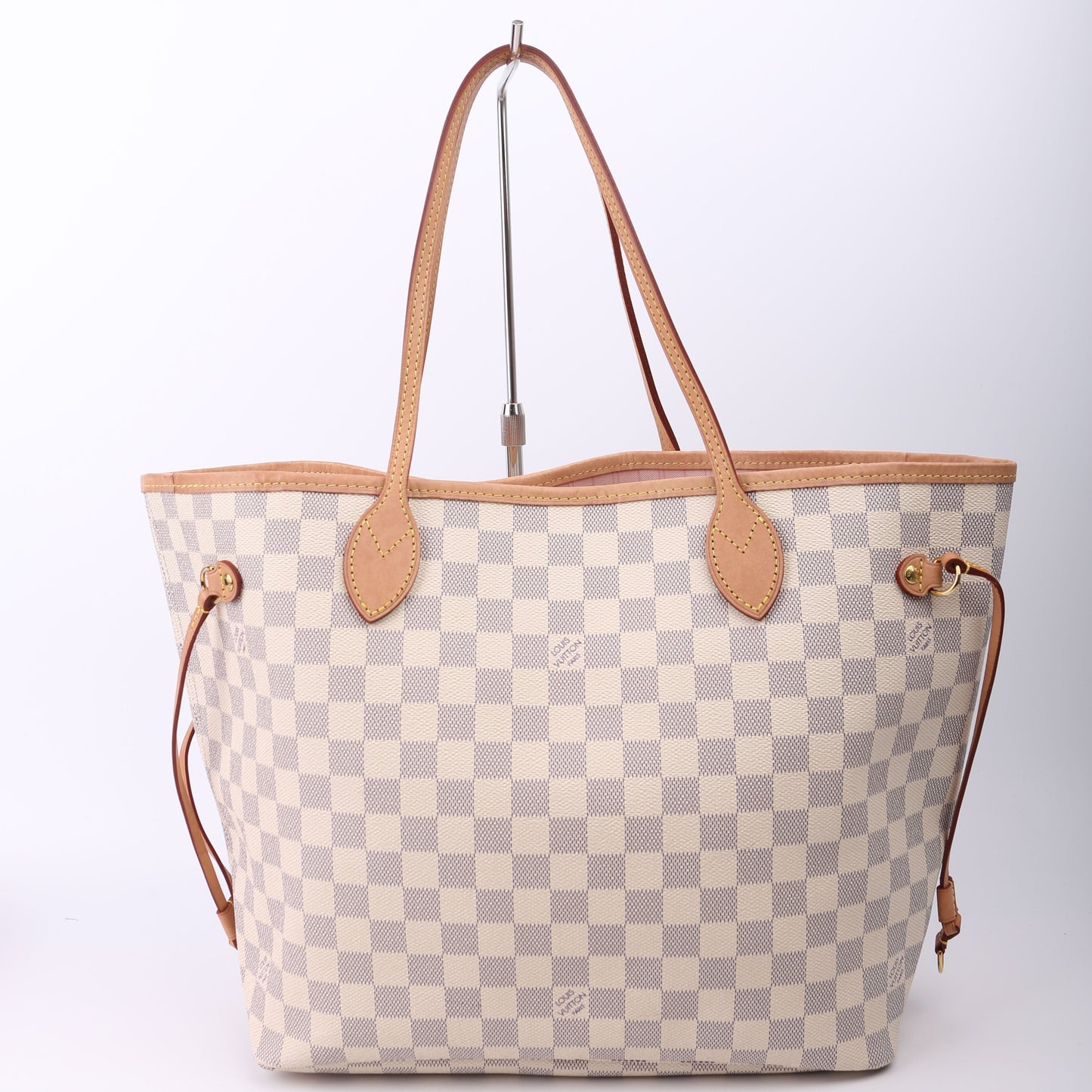 Louis Vuitton Neverfull MM Azur Damier Pink Wallet Case