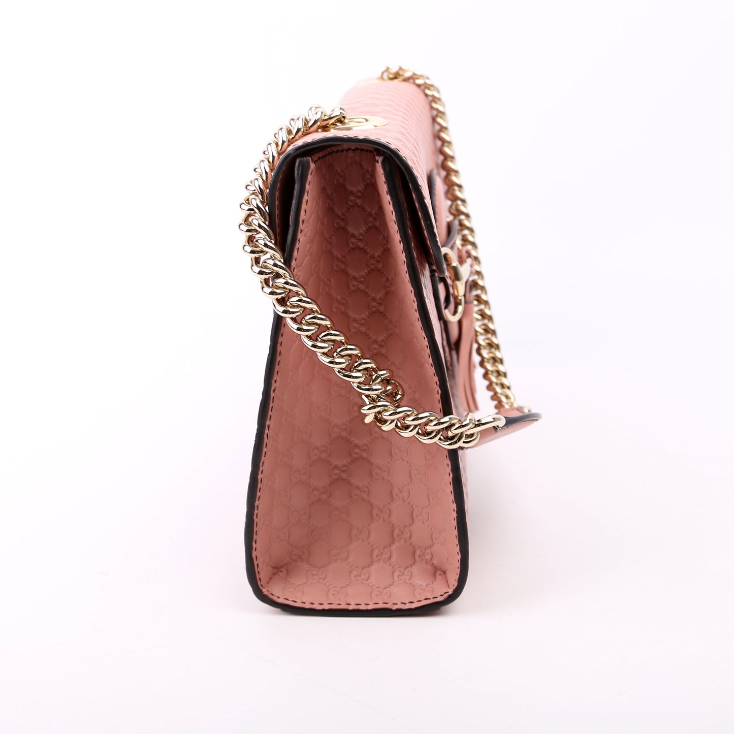 Gucci Emily Micro Pink Medium Chain Travel Bag