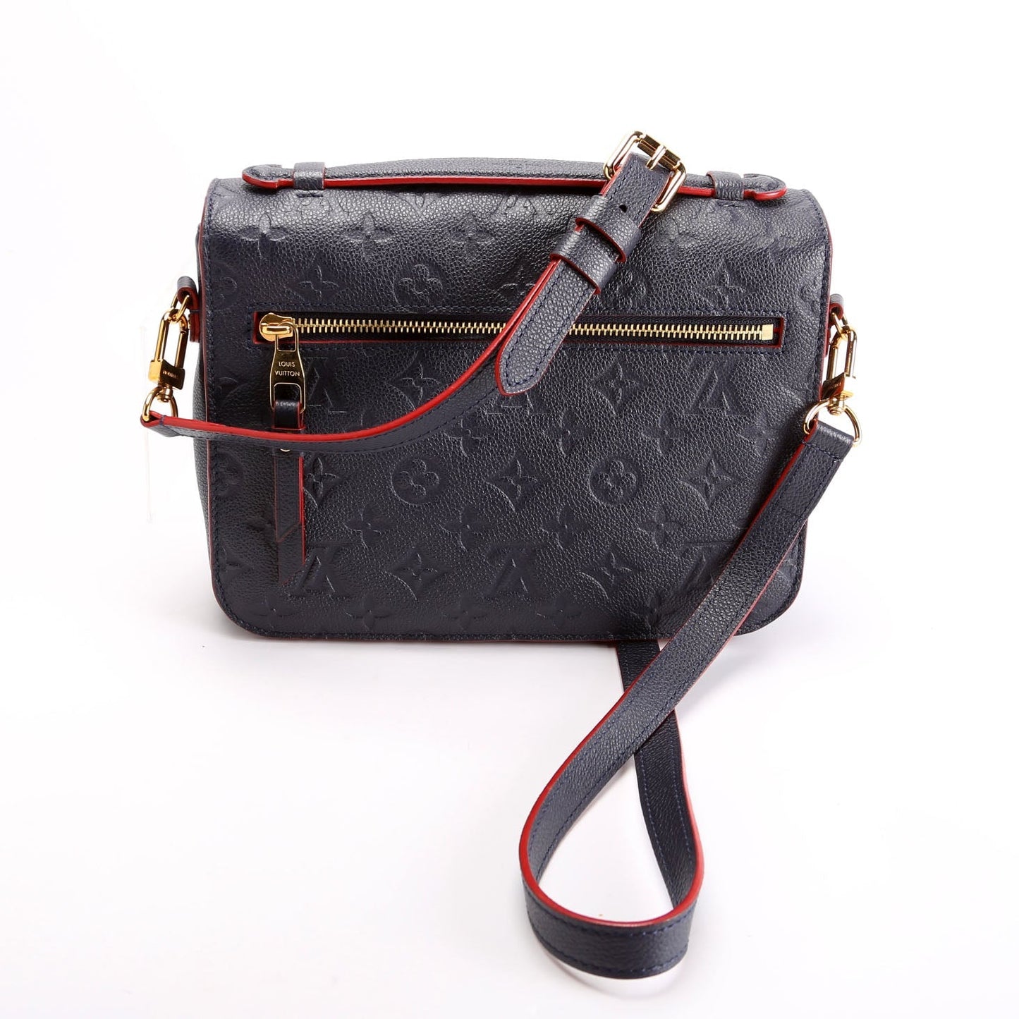 Louis Vuitton Pochette Metis Navy Empreinte Clutch Bag Empreinte Navy