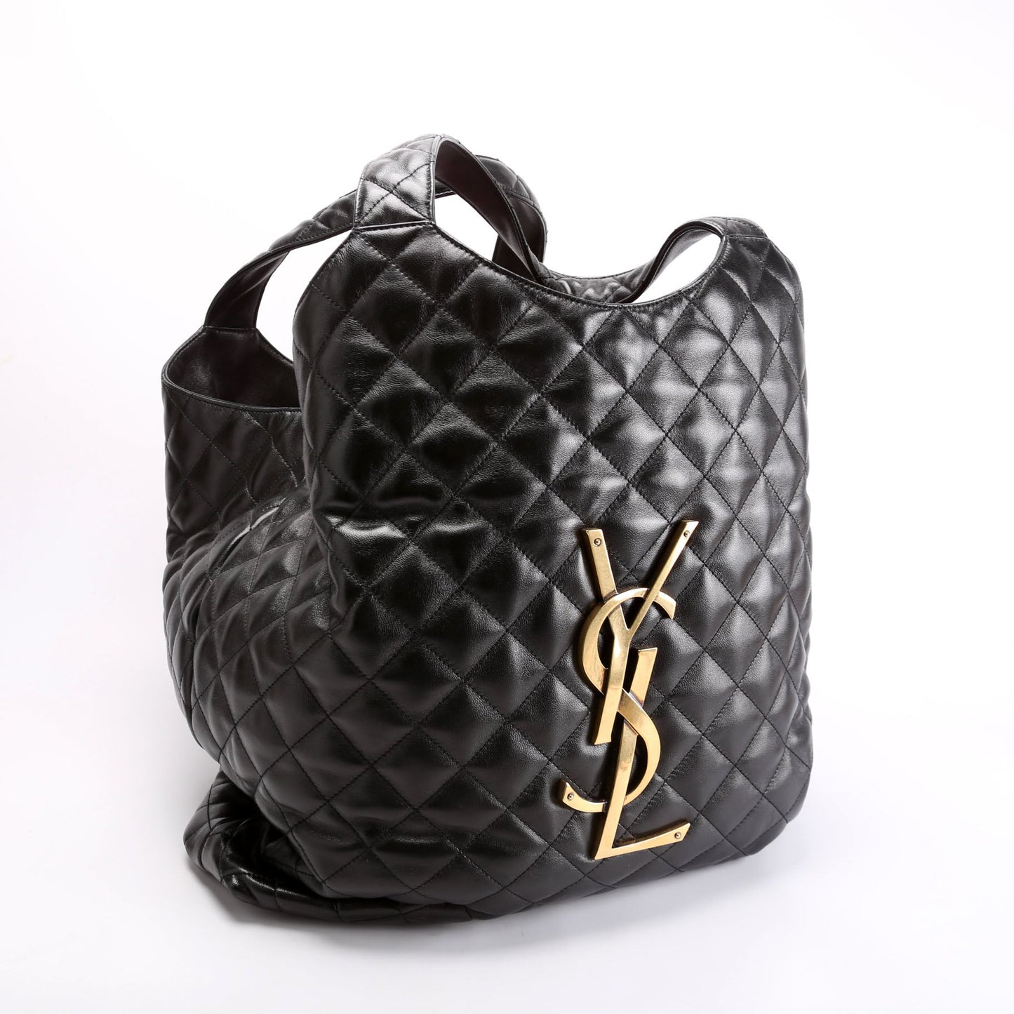 YSL Saint Laurent Saint Laurent Maxi Icare Shopping Bag Black Travel Bag