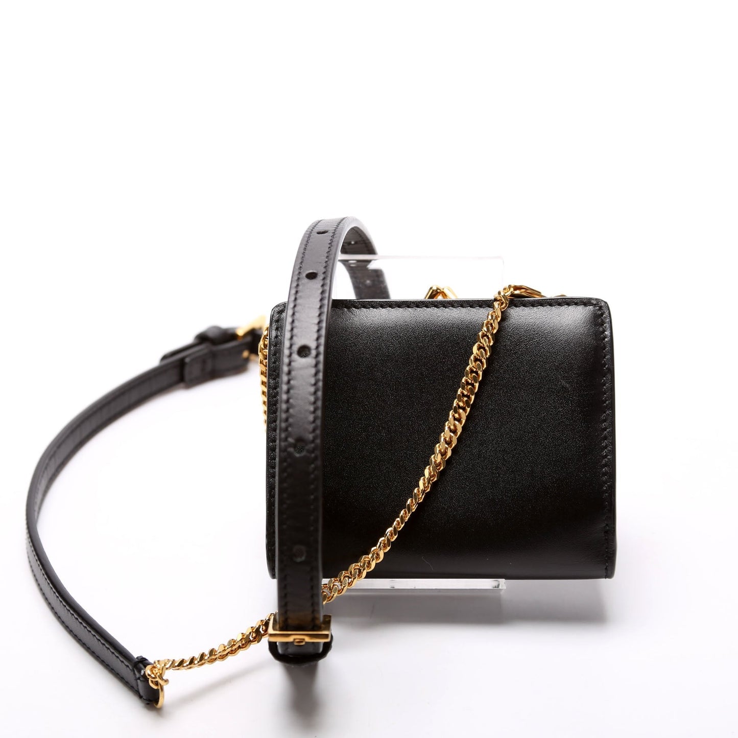 YSL Saint Laurent Rider Smooth Calfskin Belt Bag Black