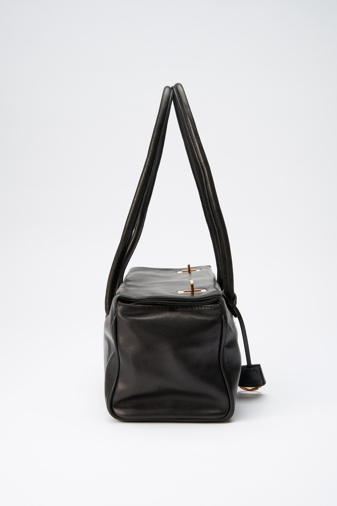 Prada Prada Black Leather Shoulder Bag