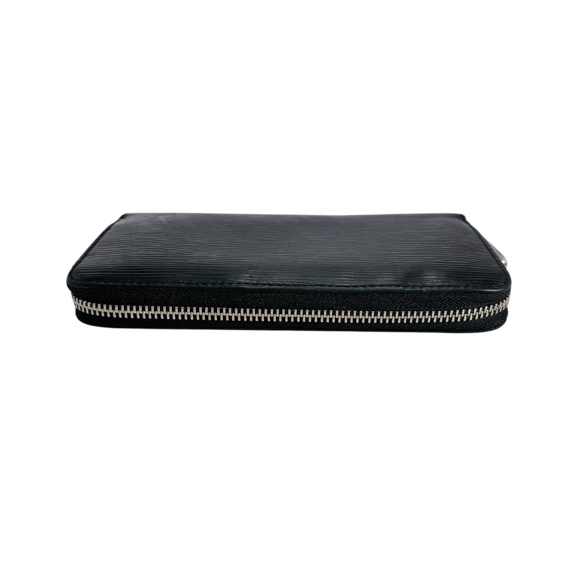 Louis Vuitton Long Purse M61857 Epi Noir Leather Wallet Case 0