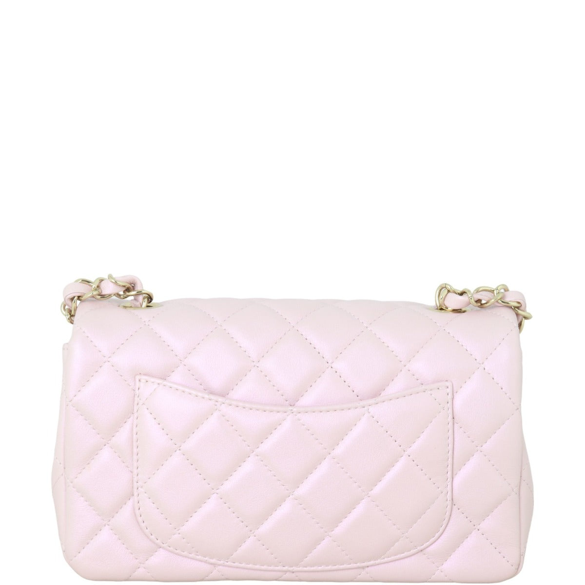 Chanel Classic Flap Rectangular Bag Pink Mini Bag