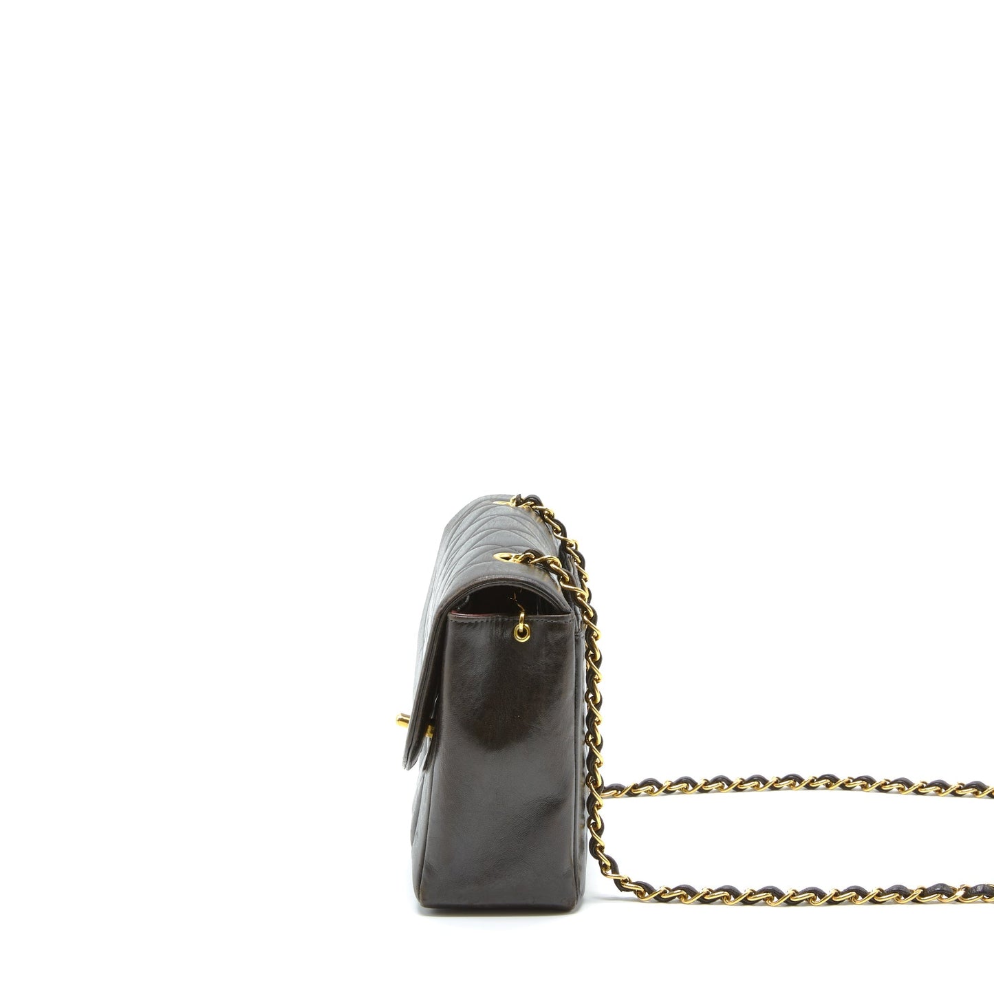 Chanel Diana Flap Lambskin GHW Black Shoulder Bag