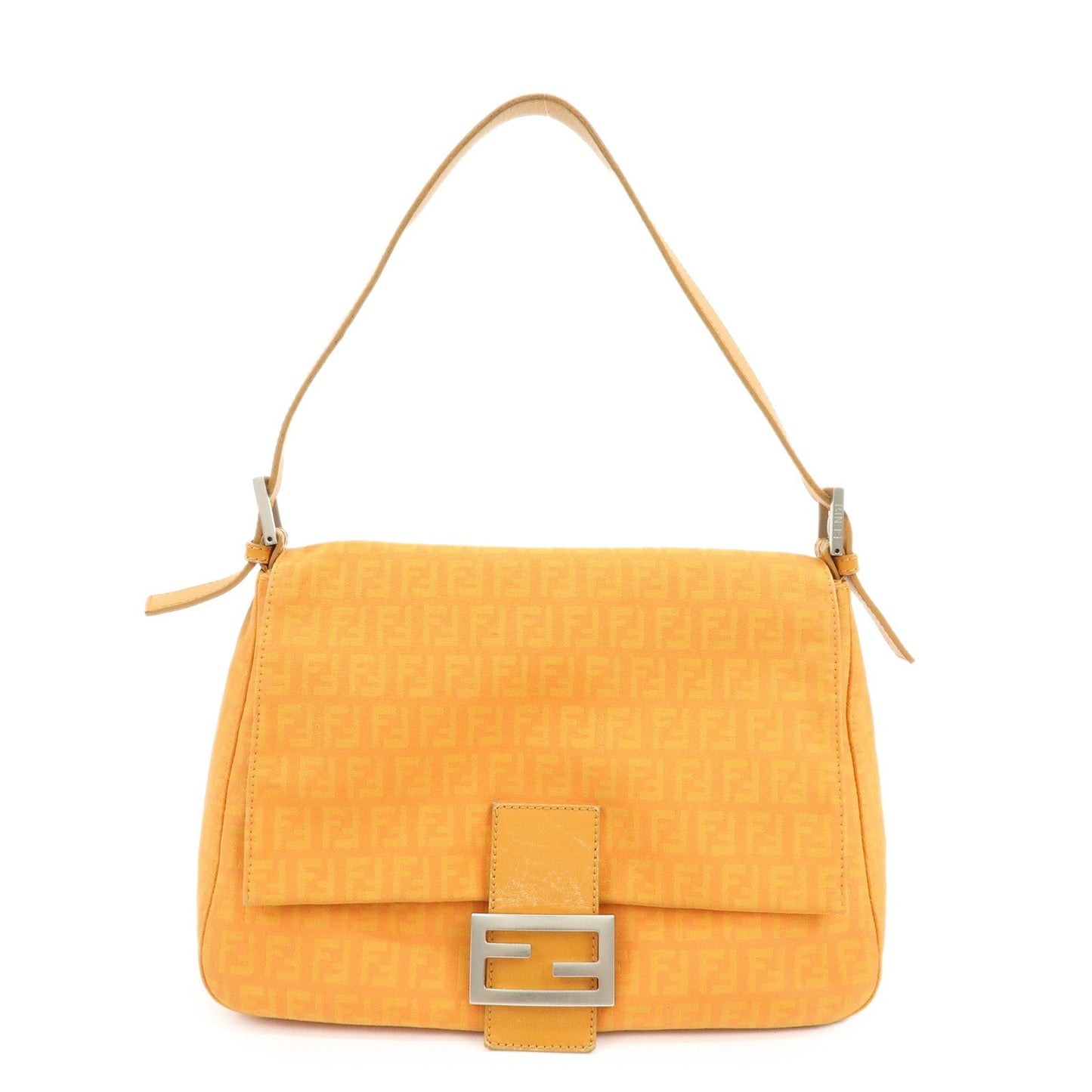Shoulder Bag Mamma Baguette Zucchino Leather Canvas