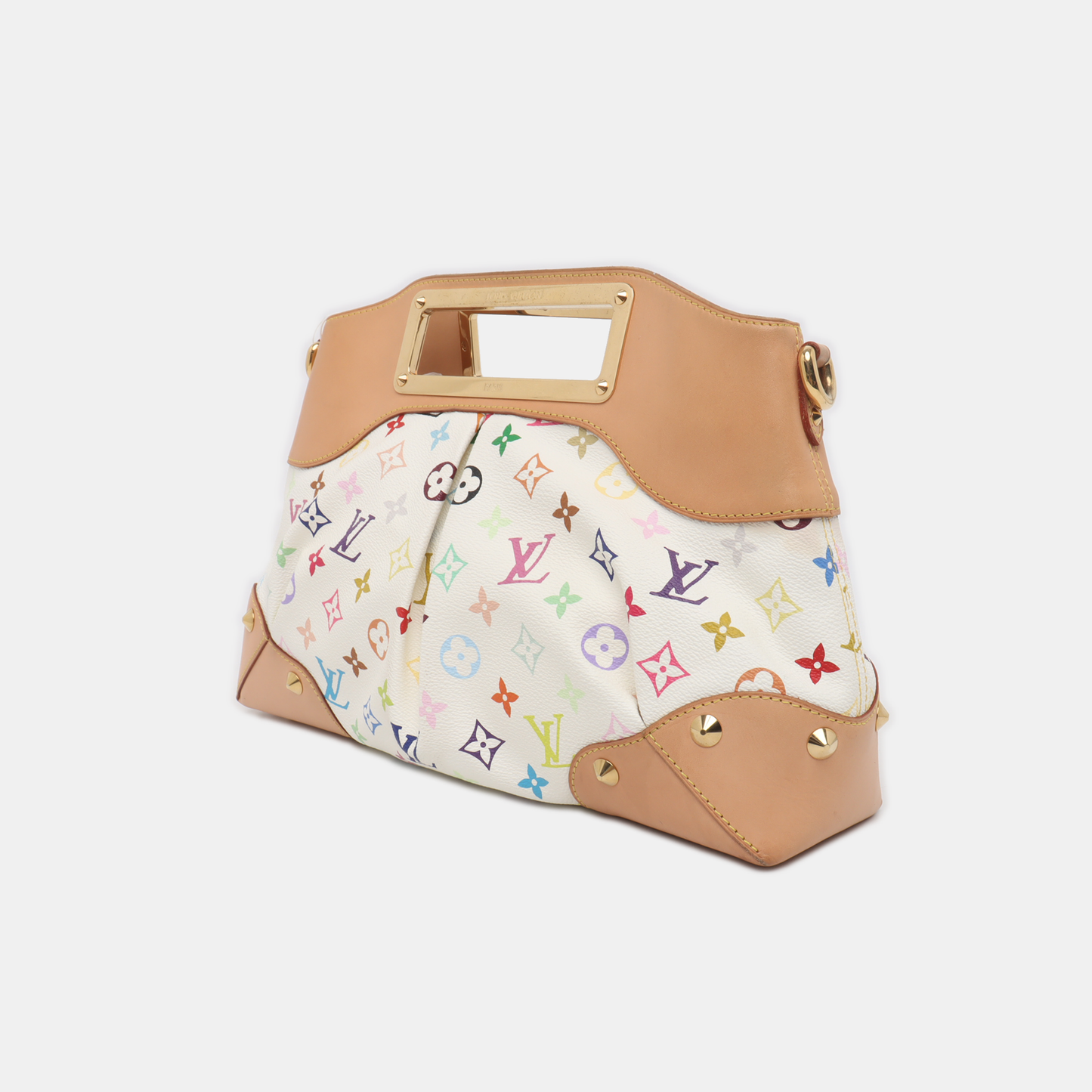 Louis Vuitton x Takashi Murakami Judy White Multicolor Handbag