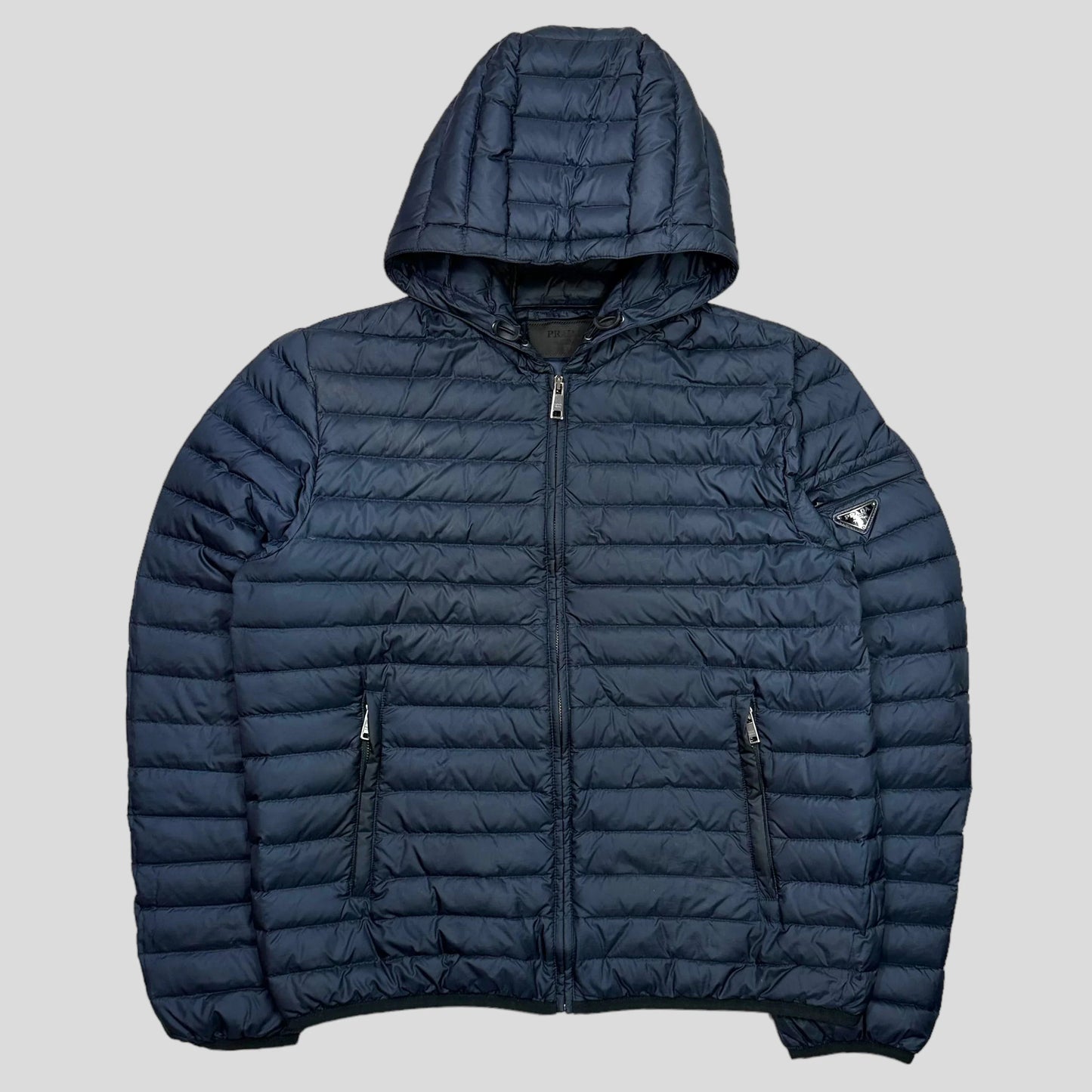 Prada Handbag Milano Down Puffer Jacket - L