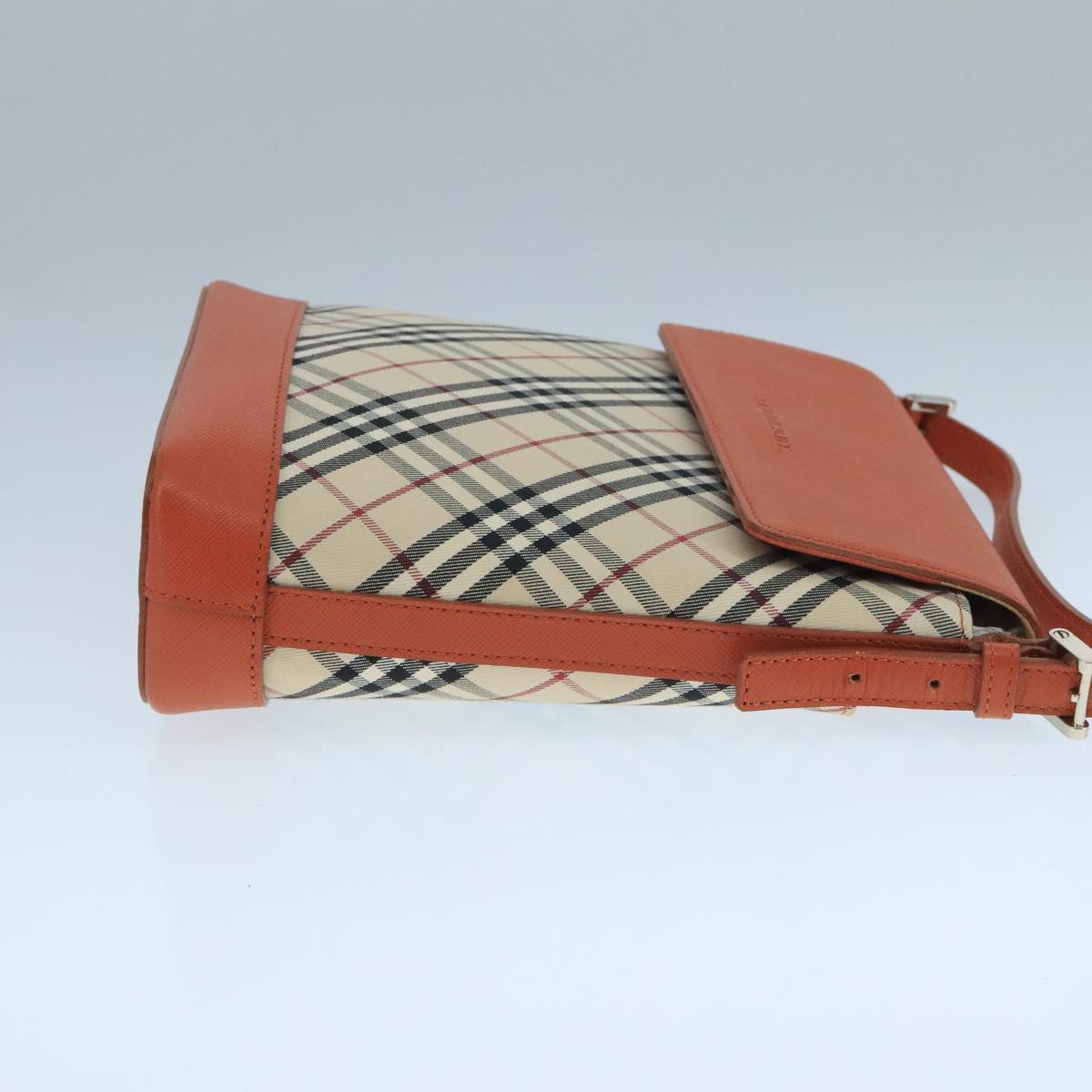 Burberry Nova Check Shoulder Bag Canvas Beige Shoulder Bag 159