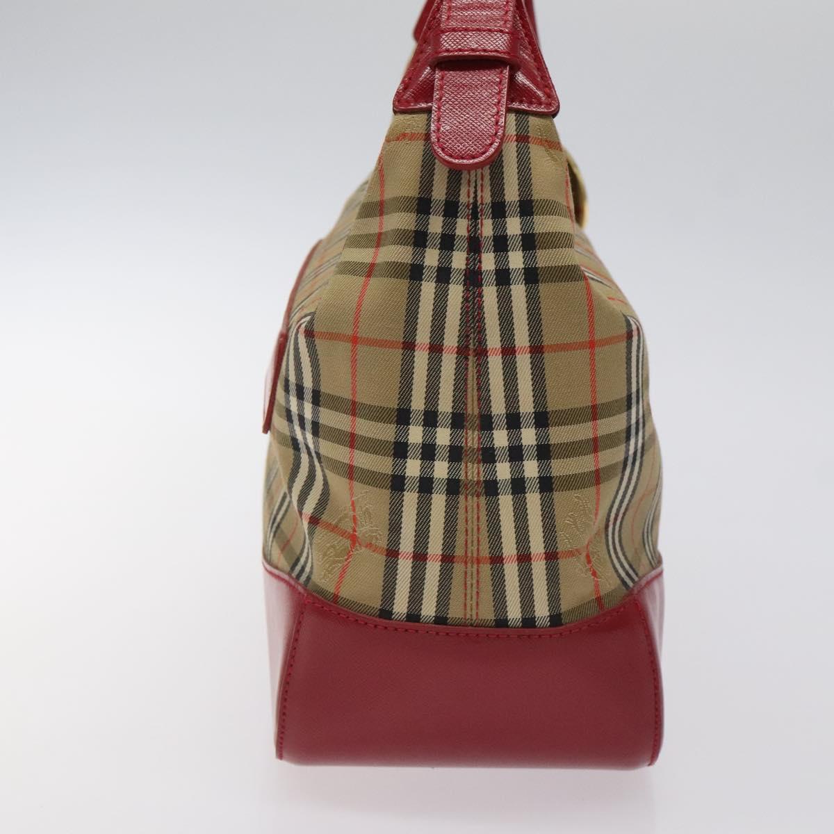 Burberry Nova Check Shoulder Bag Canvas Beige Shoulder Bag 156