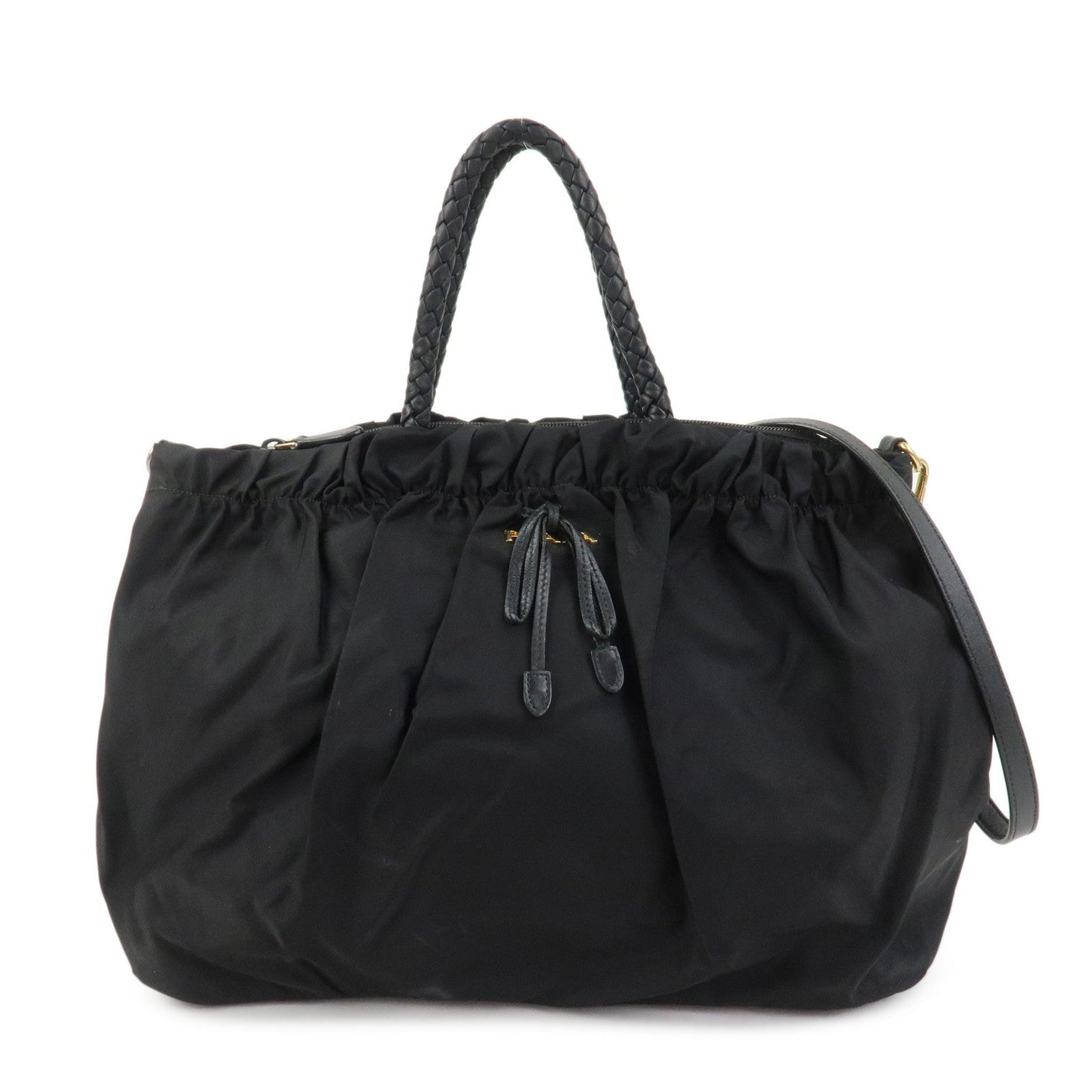 Tote Bag Tessuto 2Way Bag Shoulder Bag Leather Nylon