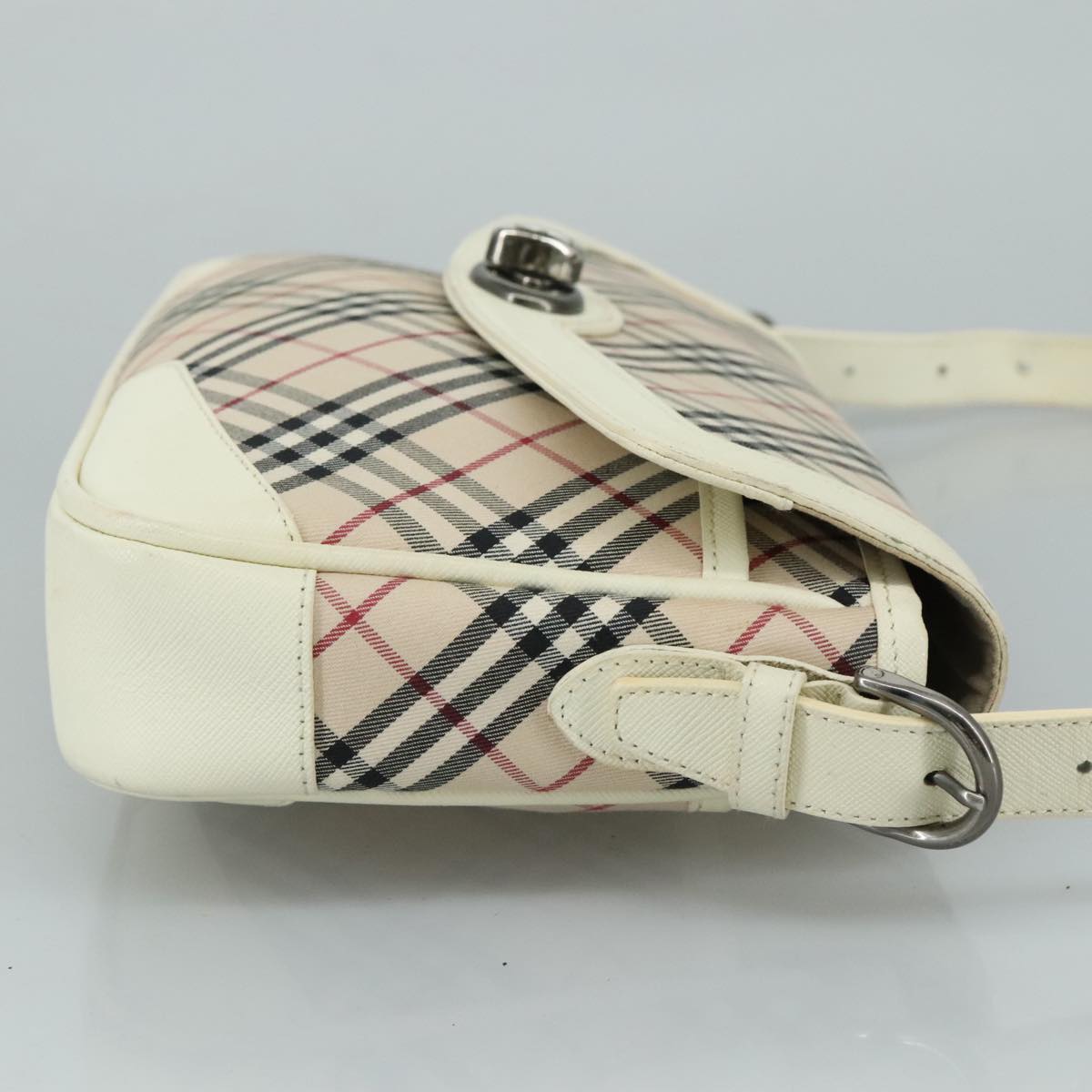 Burberry Nova Check Shoulder Bag Canvas Beige Shoulder Bag 81