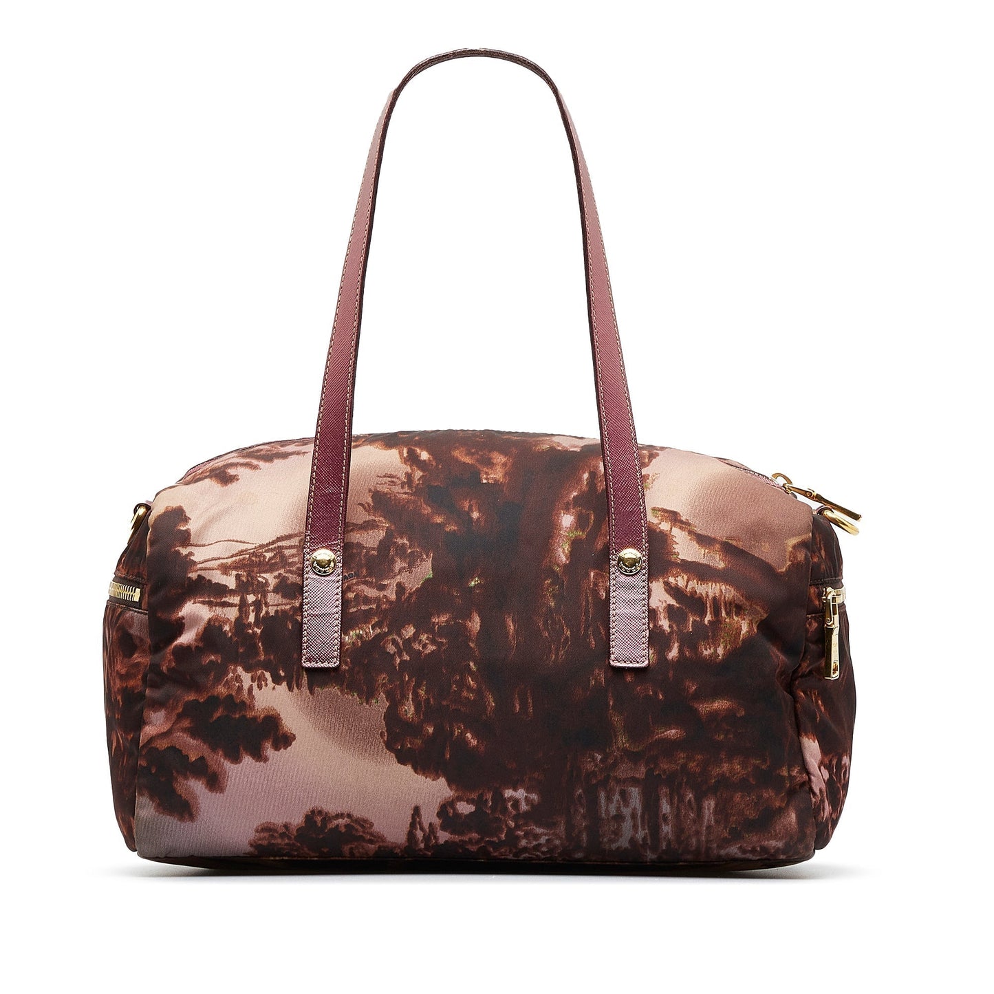 Prada Tessuto Stampato Satchel Satchel Bag