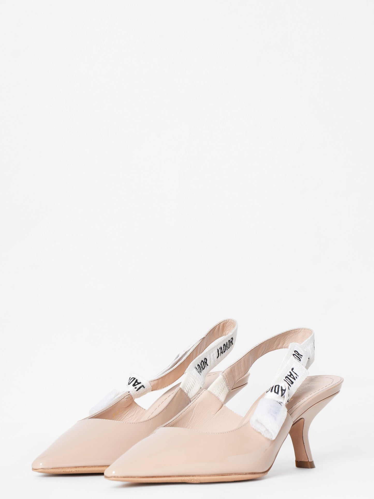 Dior Sling Bag J'A Slingback Pumps Beige Shoes