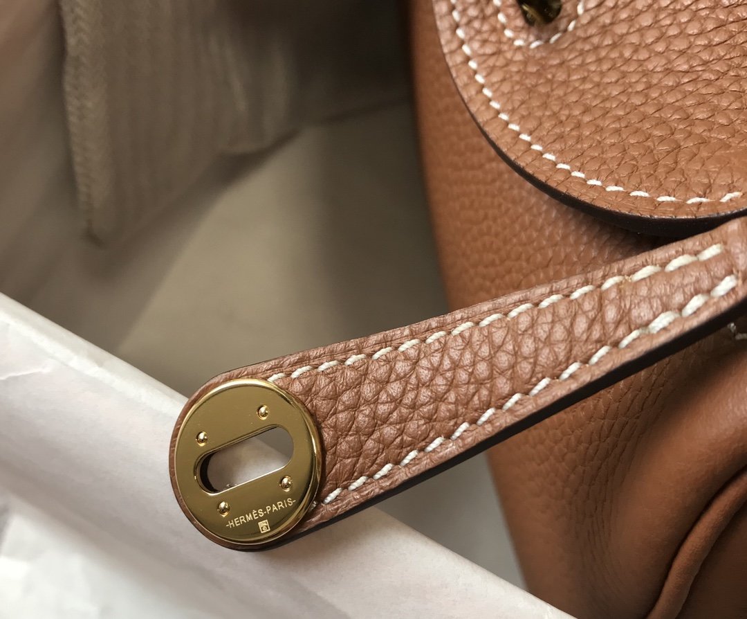 Top Quality Lindy For Women Toned Hardware Brown Gold Travel Bag