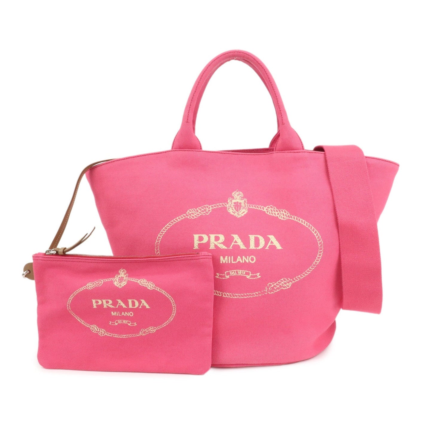 Tote Bag Canapa 2Way Bag Shoulder Bag Canvas Pink