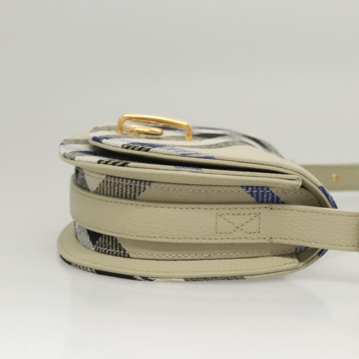 Burberry Grey Shoulder Bag Canvas Gray
