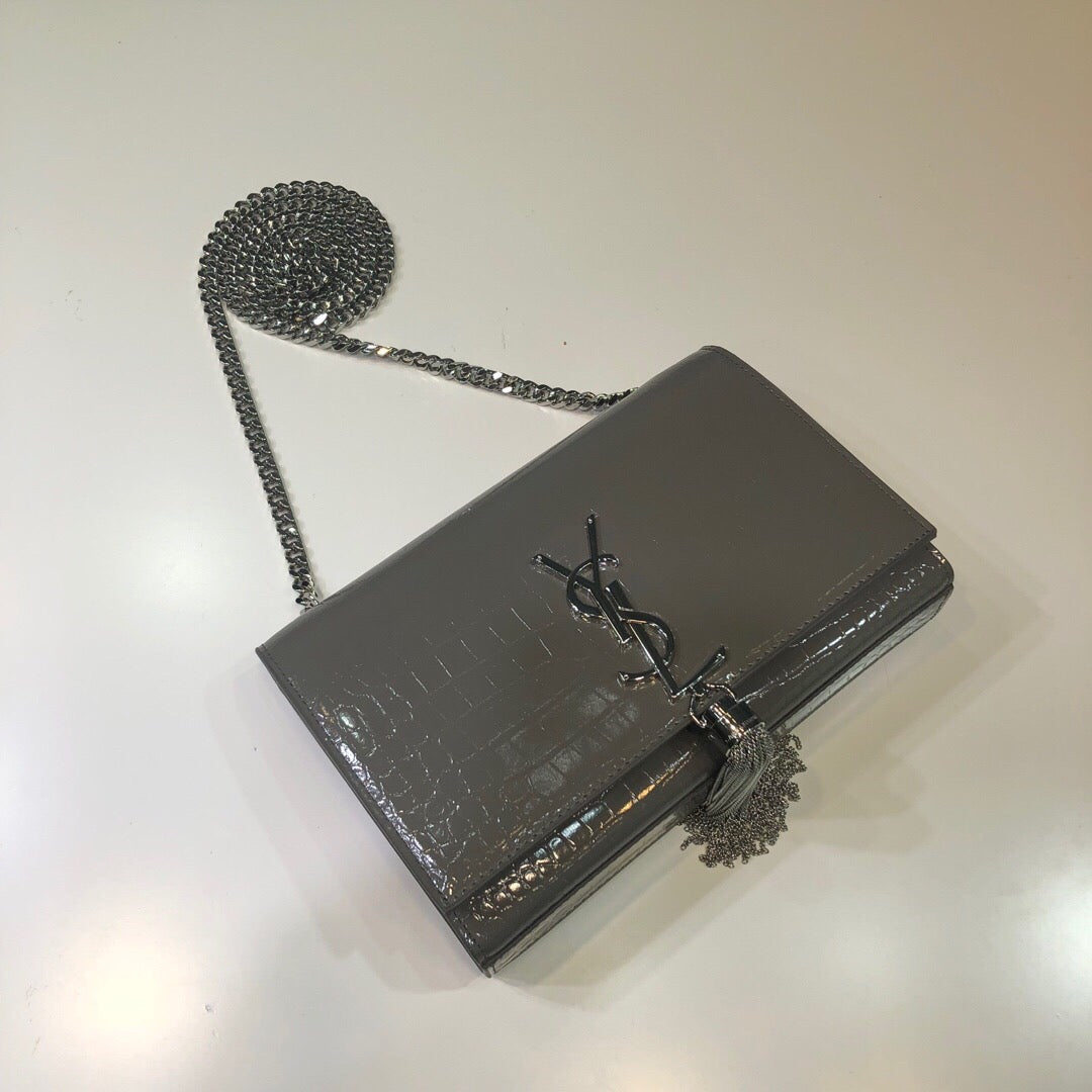 YSL Saint Laurent Kate Shoulder Bag Monogram Chain 78In20Cm Ysl 6667