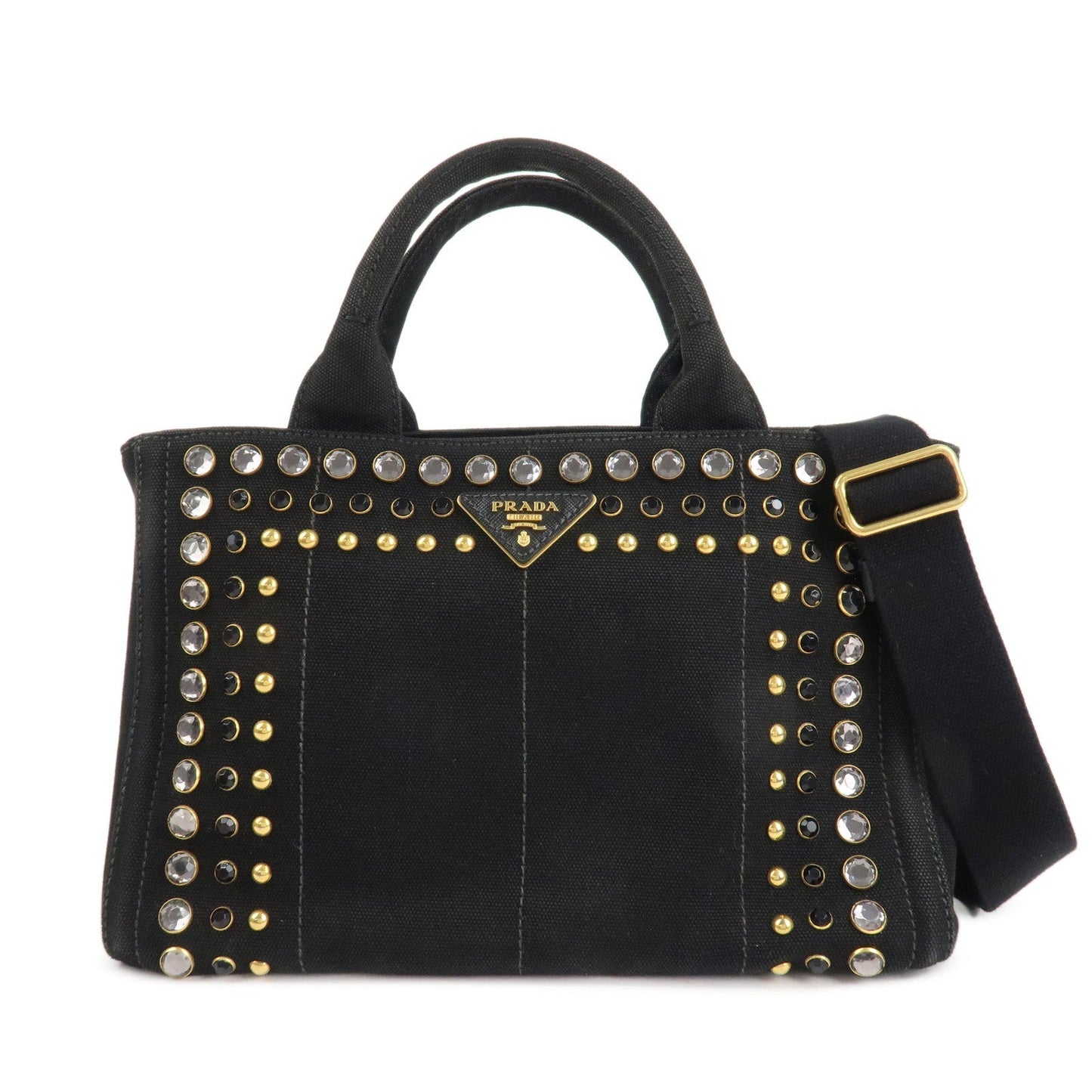Tote Bag Canapa 2Way Hand Bag d 2 Canvas Black Mini