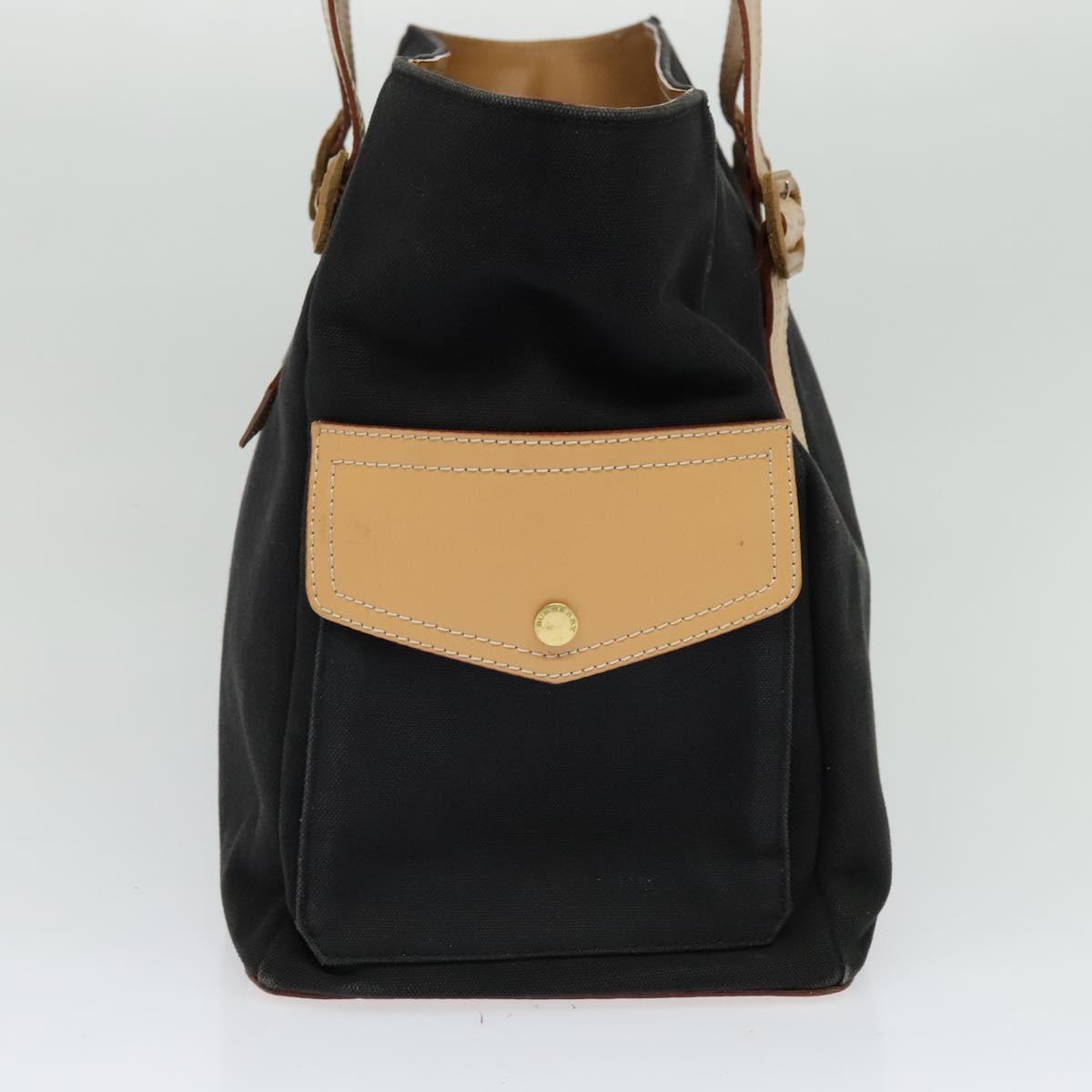 Burberry Nova Check Tote Bag Canvas Black