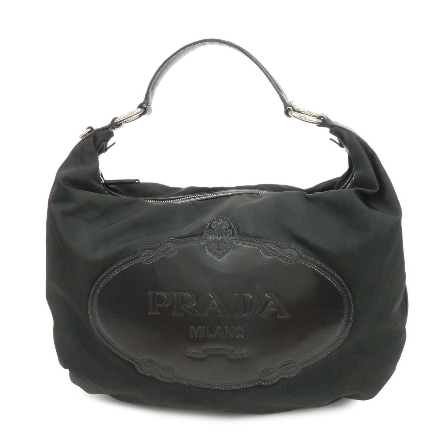 Shoulder Bag Hand Bag Leather Nylon Black Hand Bag Black