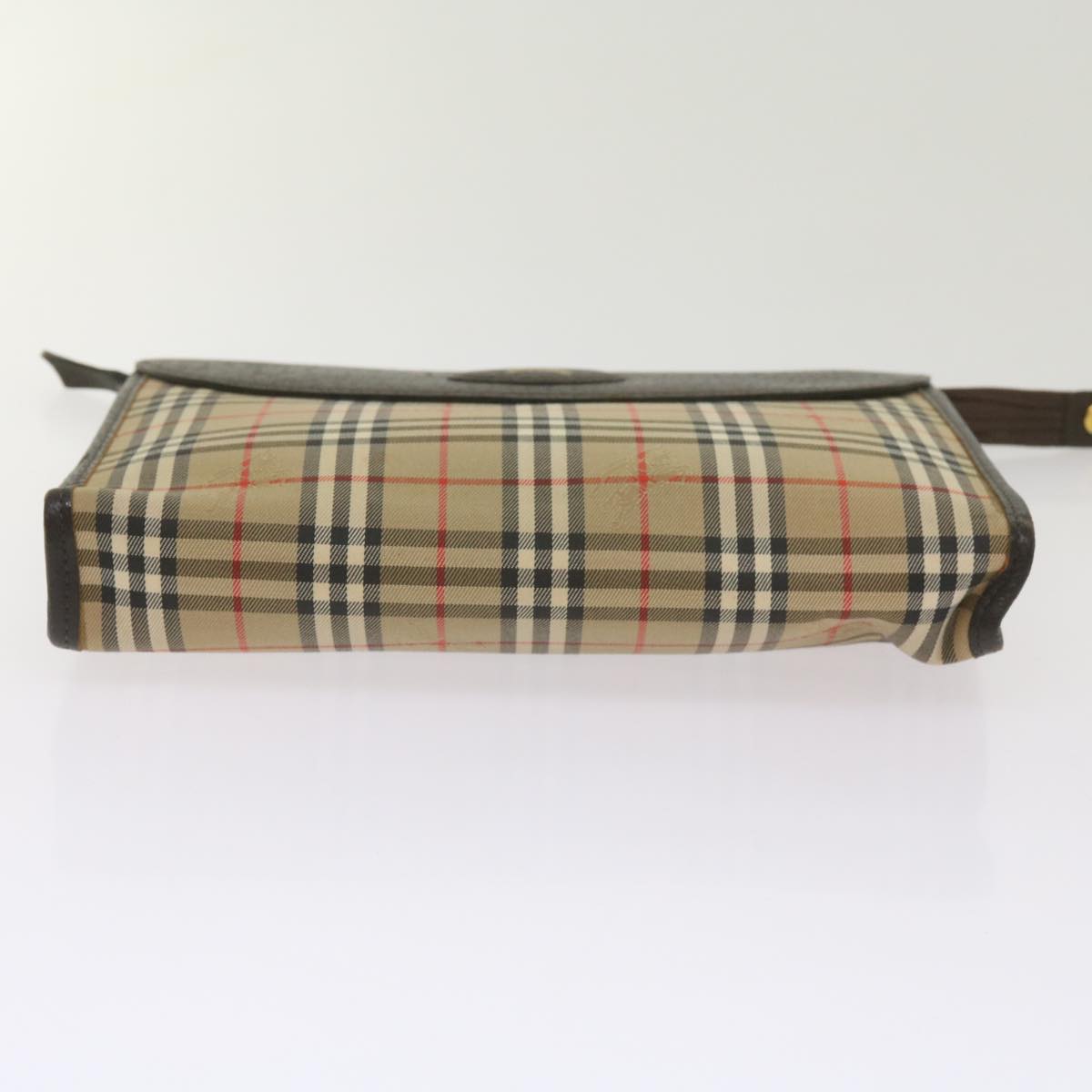 Burberry Nova Check Clutch Bag Canvas Beige Clutch Bag 23