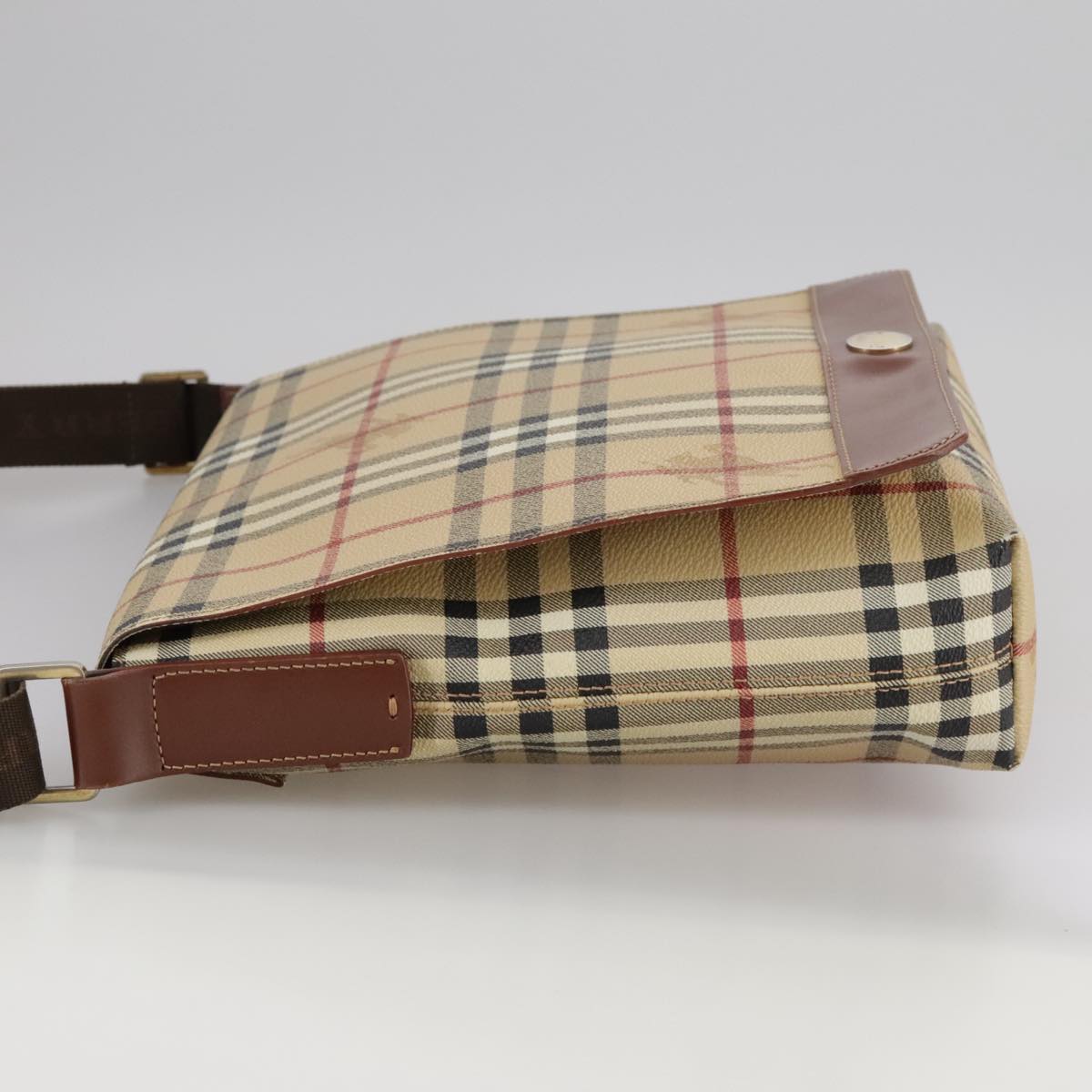 Burberry Nova Check Shoulder Bag Canvas Beige Shoulder Bag 57
