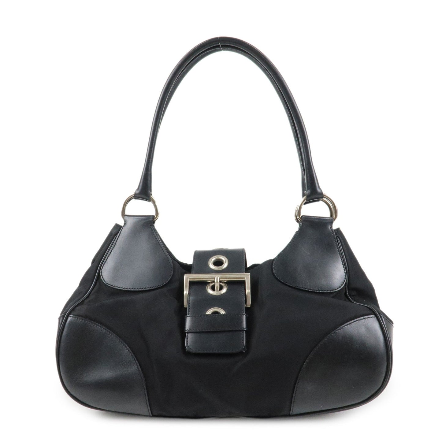 Shoulder Bag Moon Silhouette Hand bag HDW d Black Silver