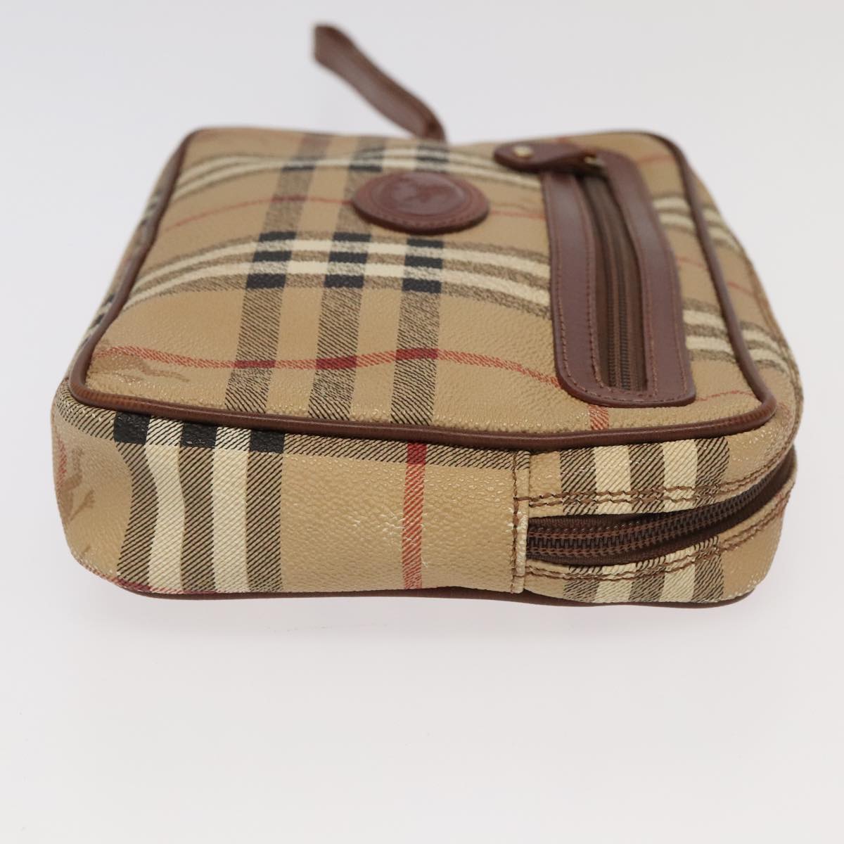 Burberry Nova Check Clutch Bag Canvas Beige Clutch Bag 22