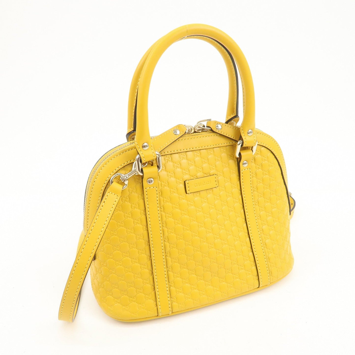 GUCCI Micro Guccissima Leather 2Way Bag Hand Bag Shoulder Bag 449654