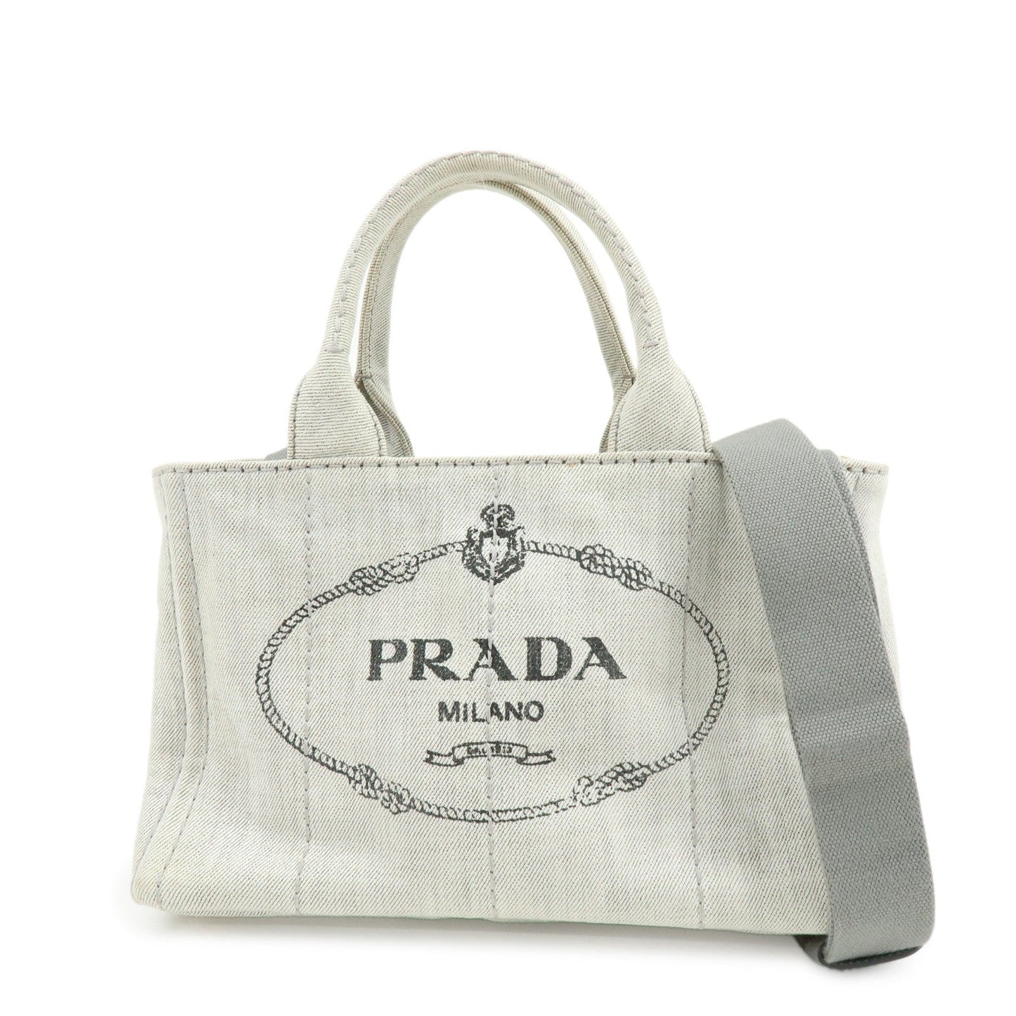 Shoulder Bag Canapa 2Way Bag Hand Denim Gray Mini