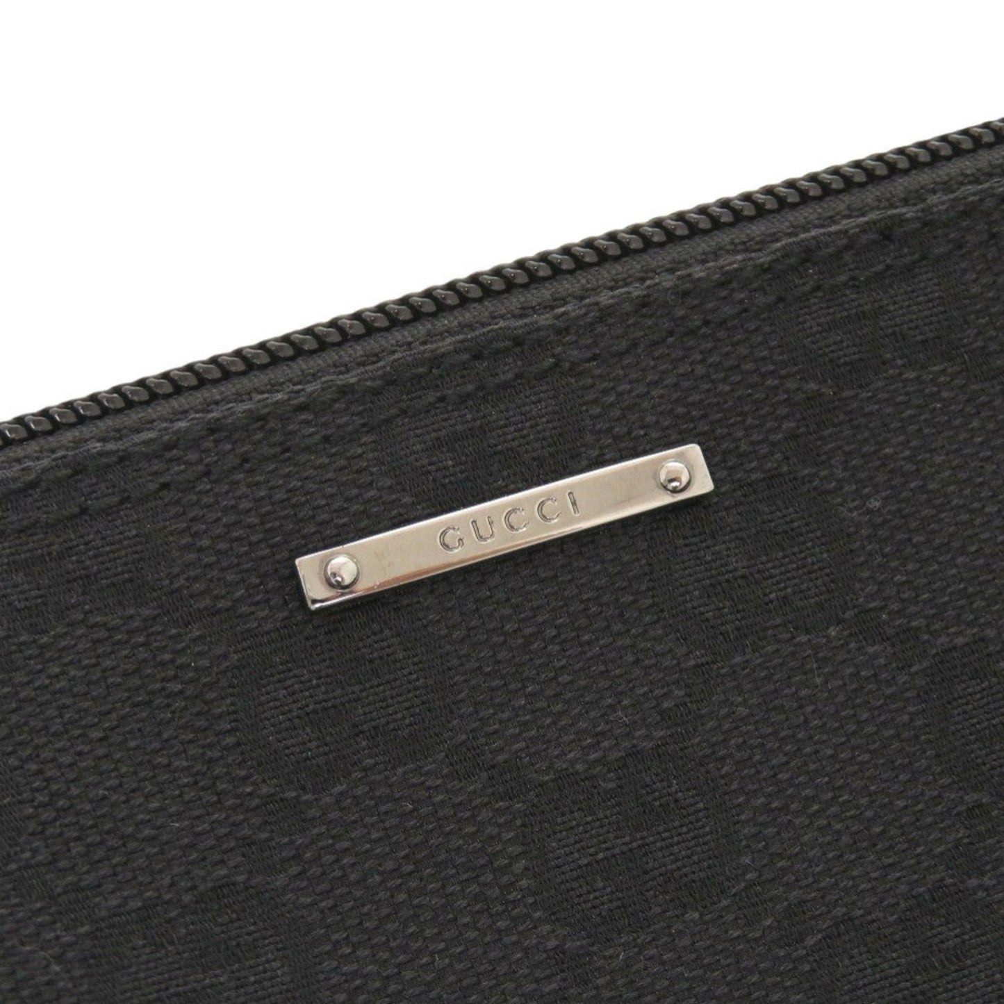 Gucci Gg Canvas Black Gg Canvas Handbag Pouch